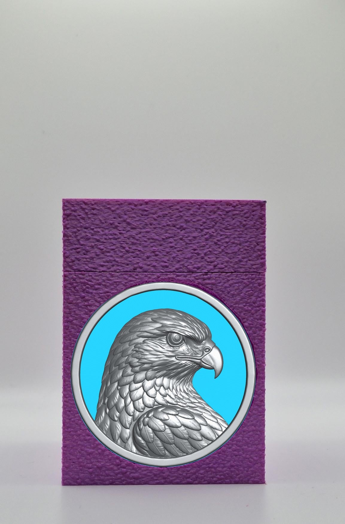 Eagle Card Box — Purple