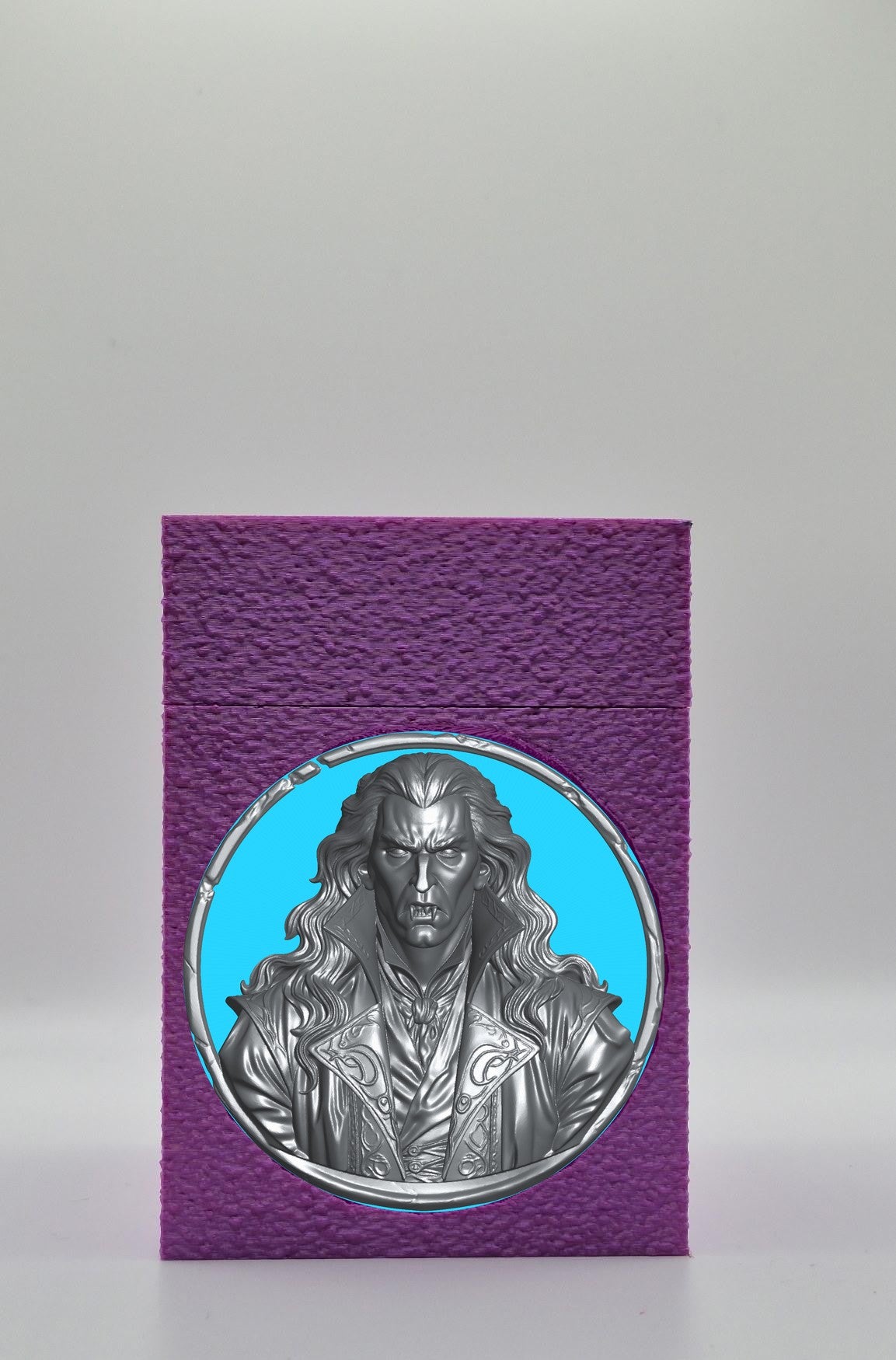 Gothic Vampire Card Box — Purple
