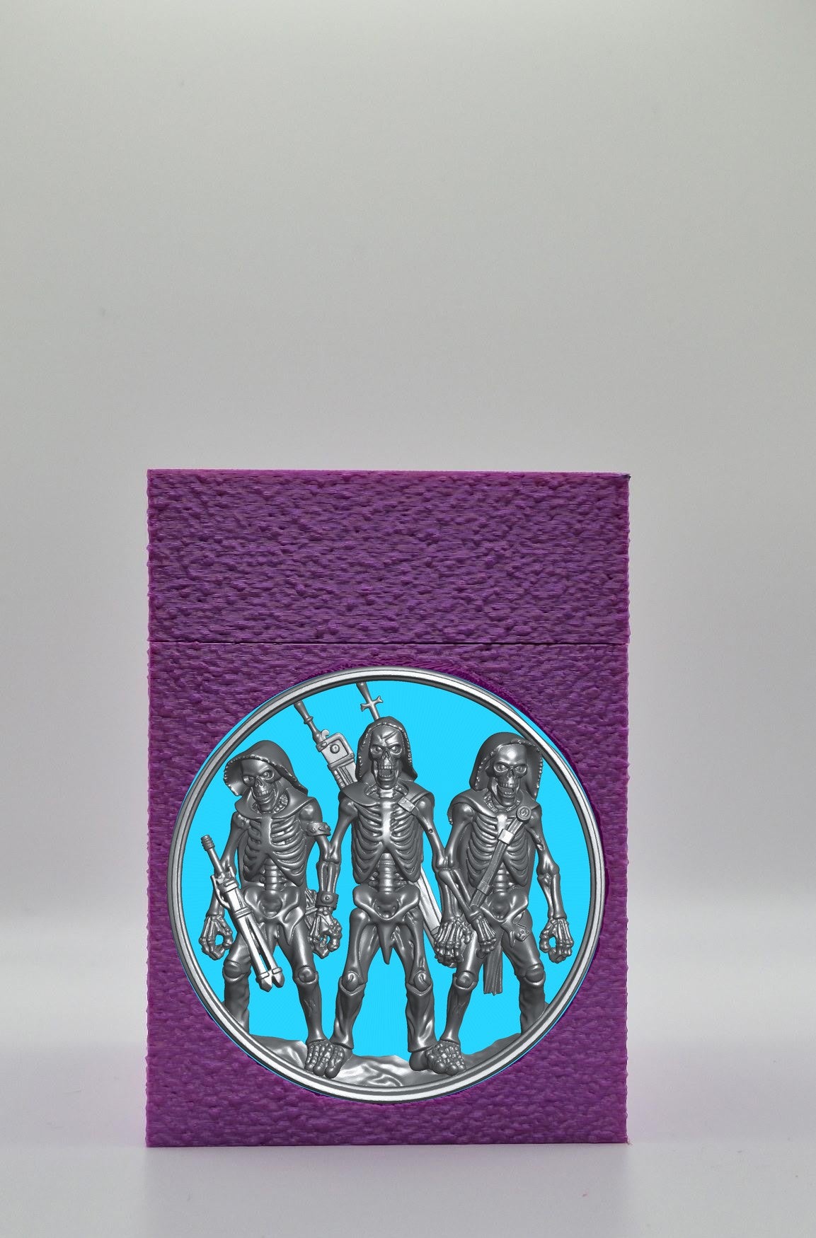 Skeleton Army Card Box — Purple