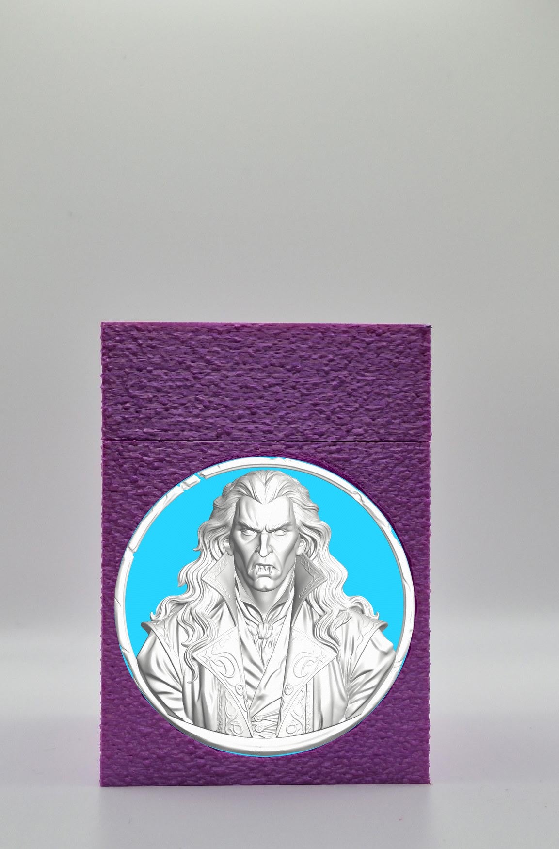 Gothic Vampire Card Box — Purple