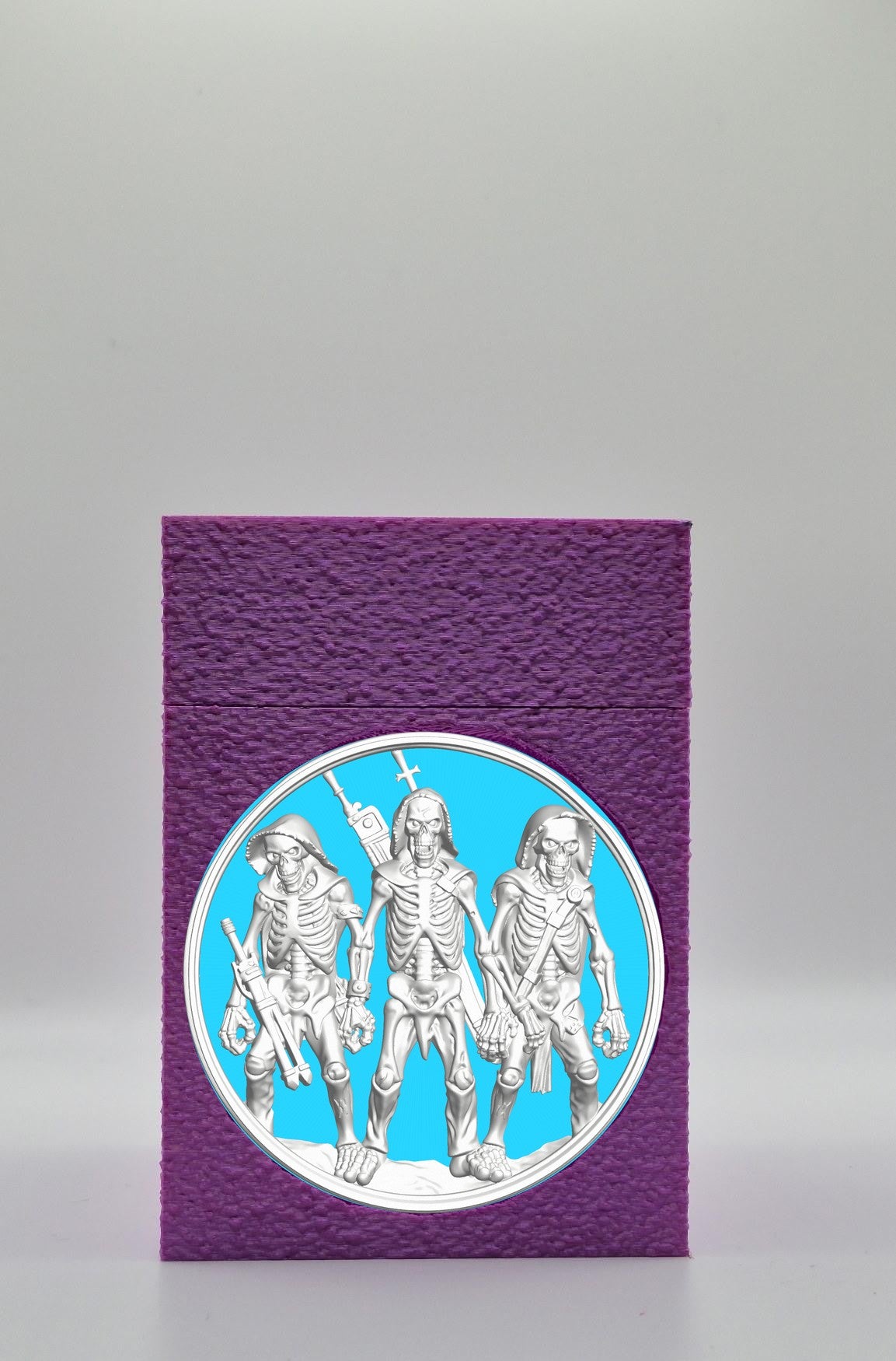 Skeleton Army Card Box — Purple