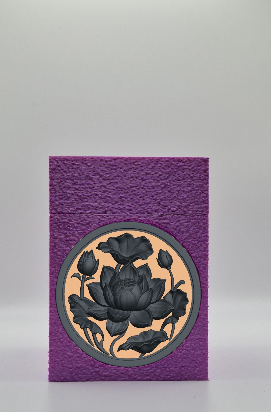 Lotus Card Box — Purple