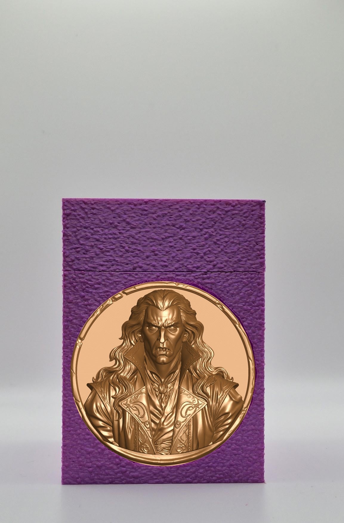 Gothic Vampire Card Box — Purple