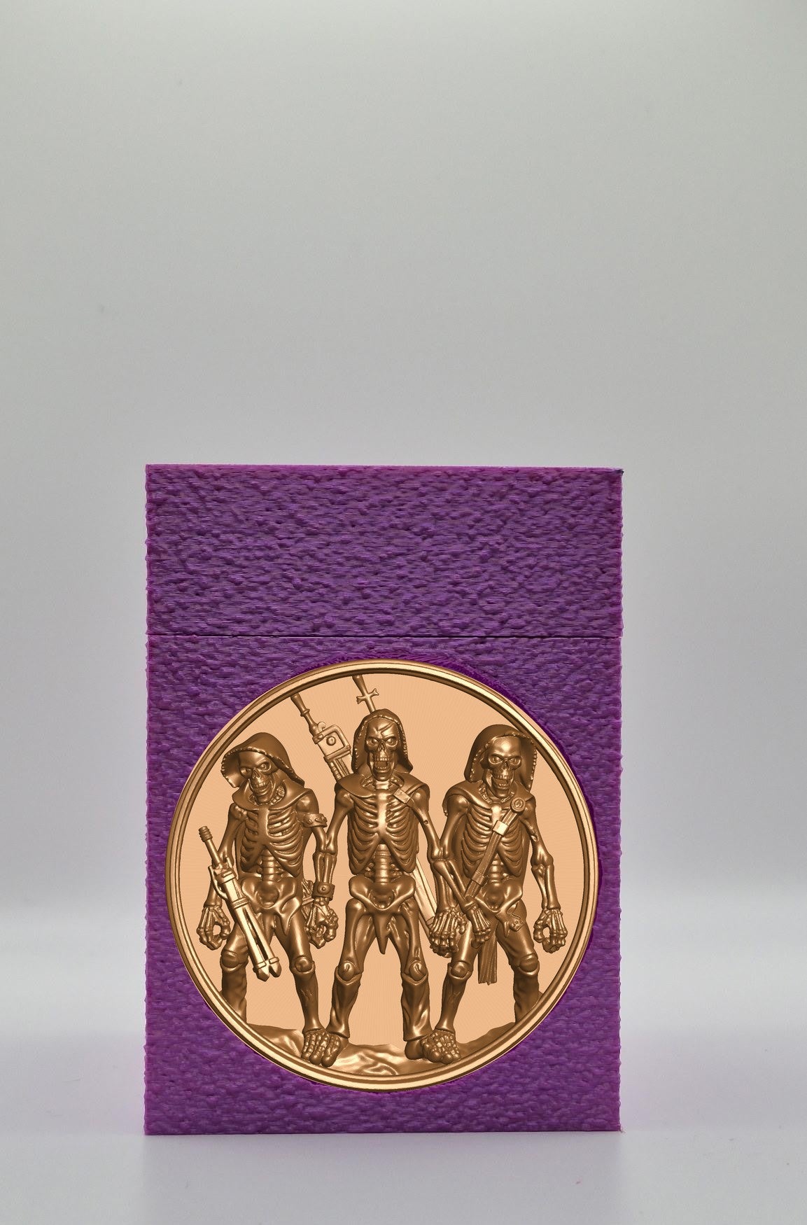 Skeleton Army Card Box — Purple