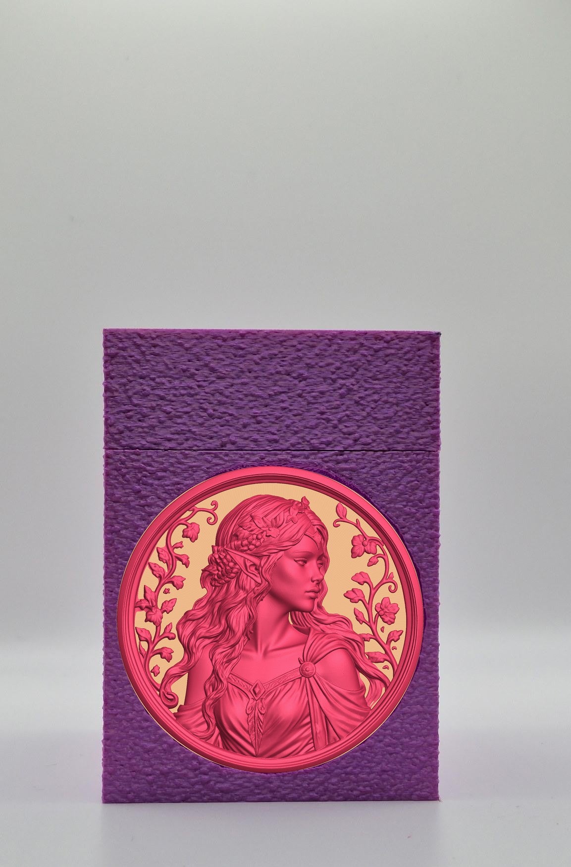 Elf Maiden Card Box — Purple