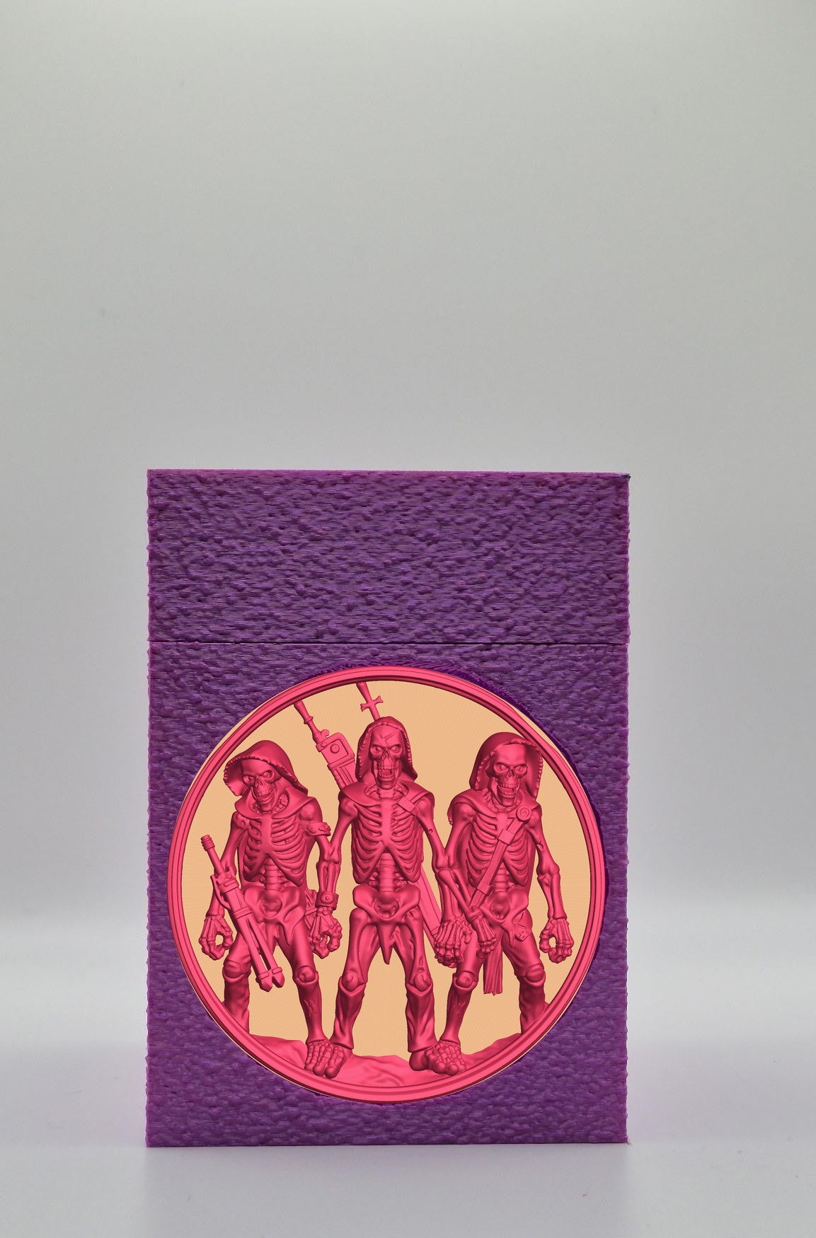 Skeleton Army Card Box — Purple