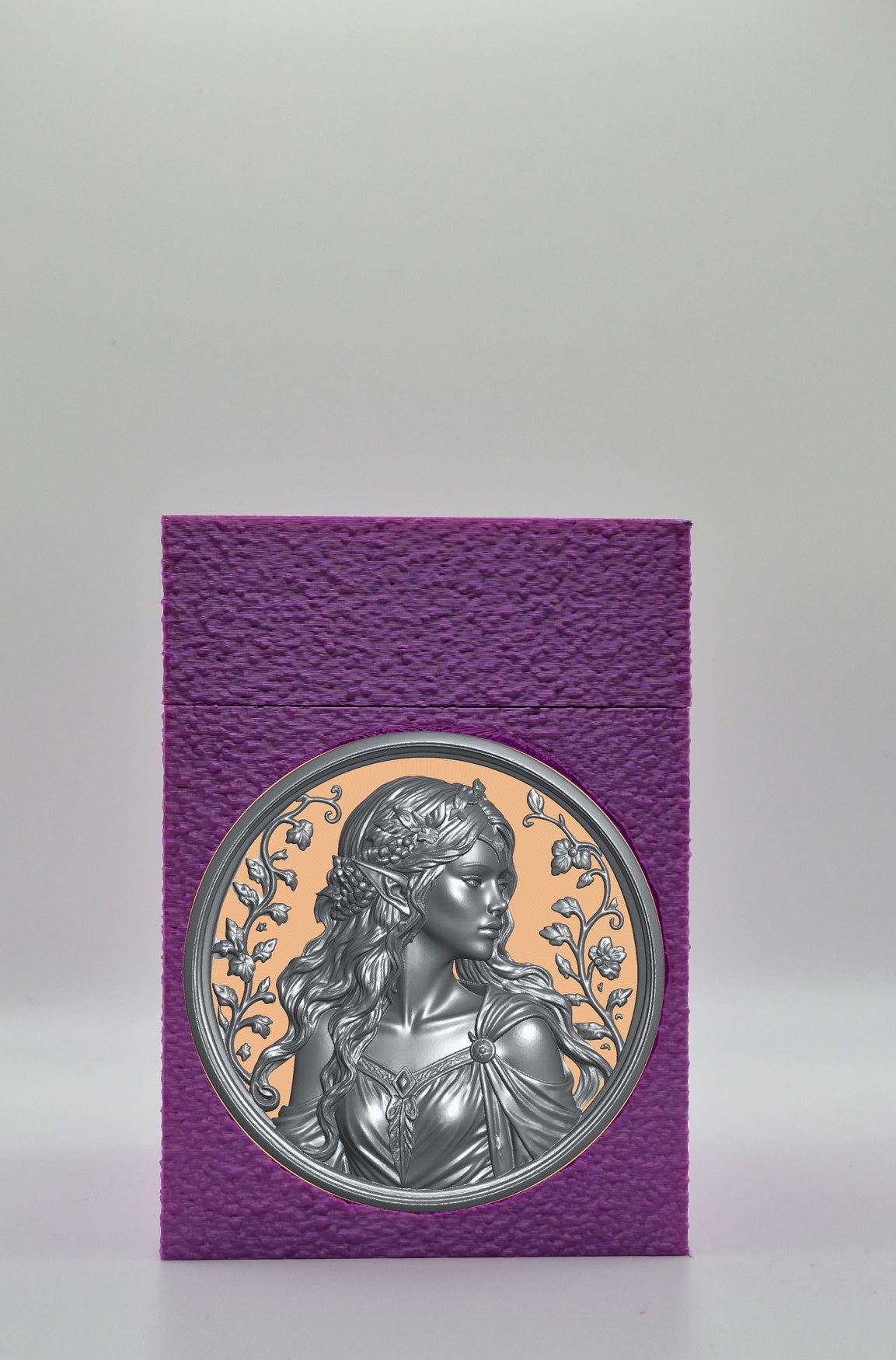 Elf Maiden Card Box — Purple