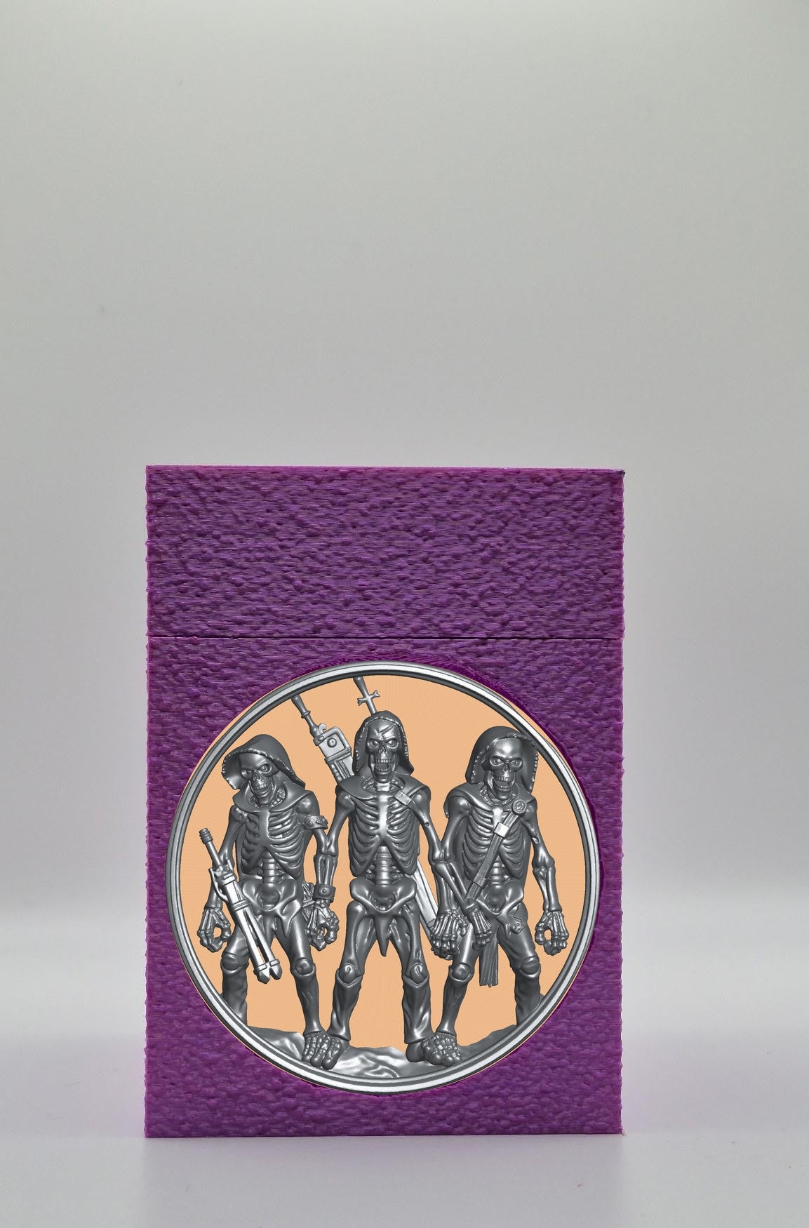 Skeleton Army Card Box — Purple