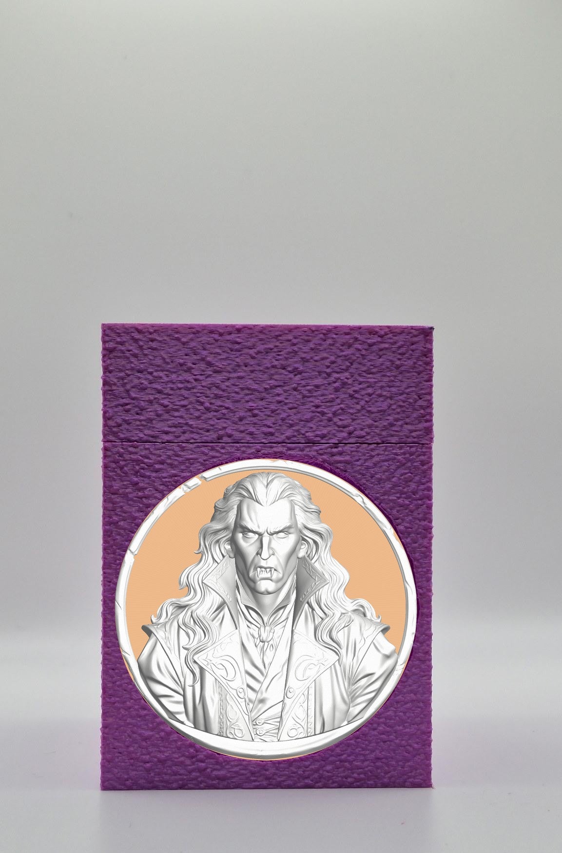 Gothic Vampire Card Box — Purple