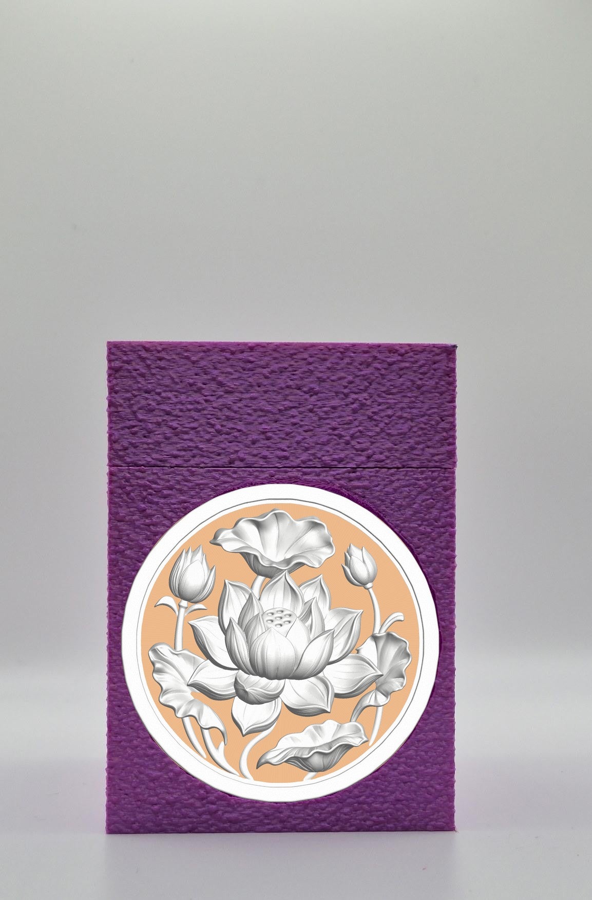 Lotus Card Box — Purple