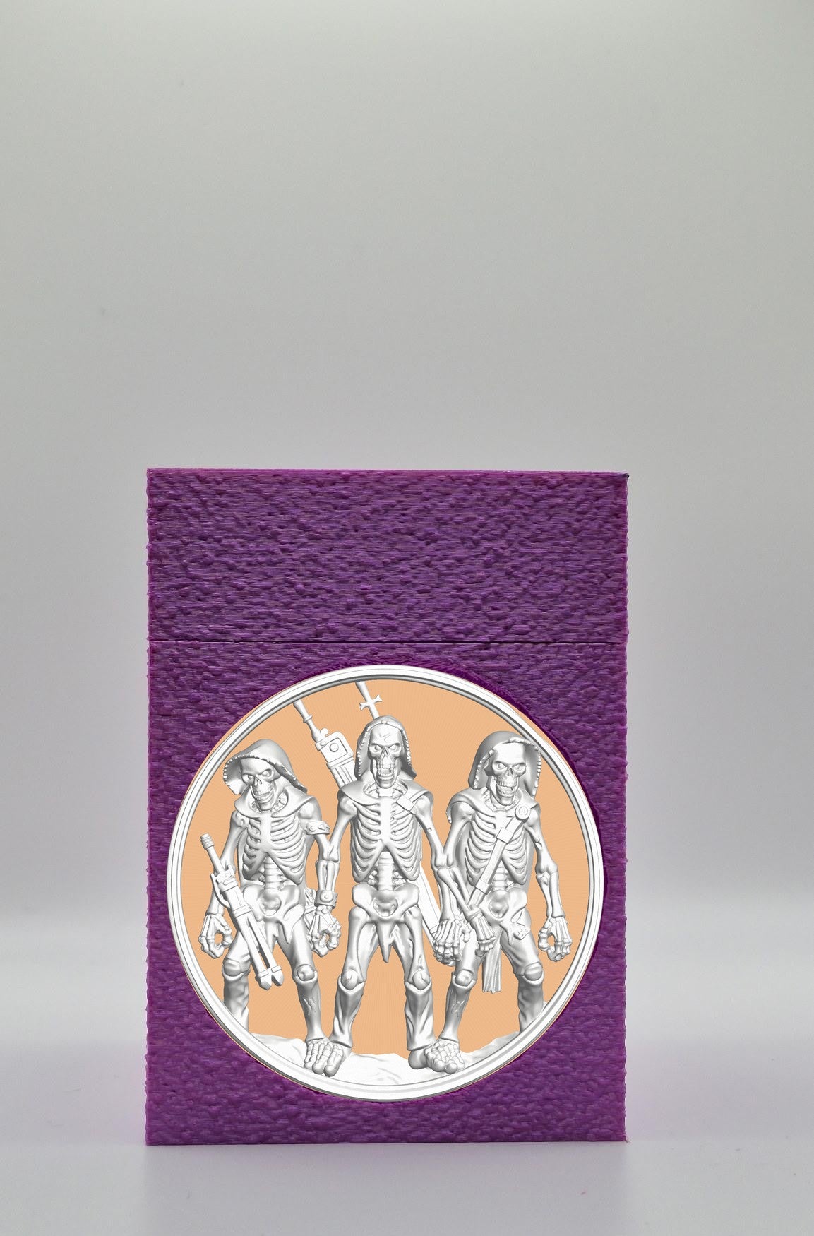 Skeleton Army Card Box — Purple