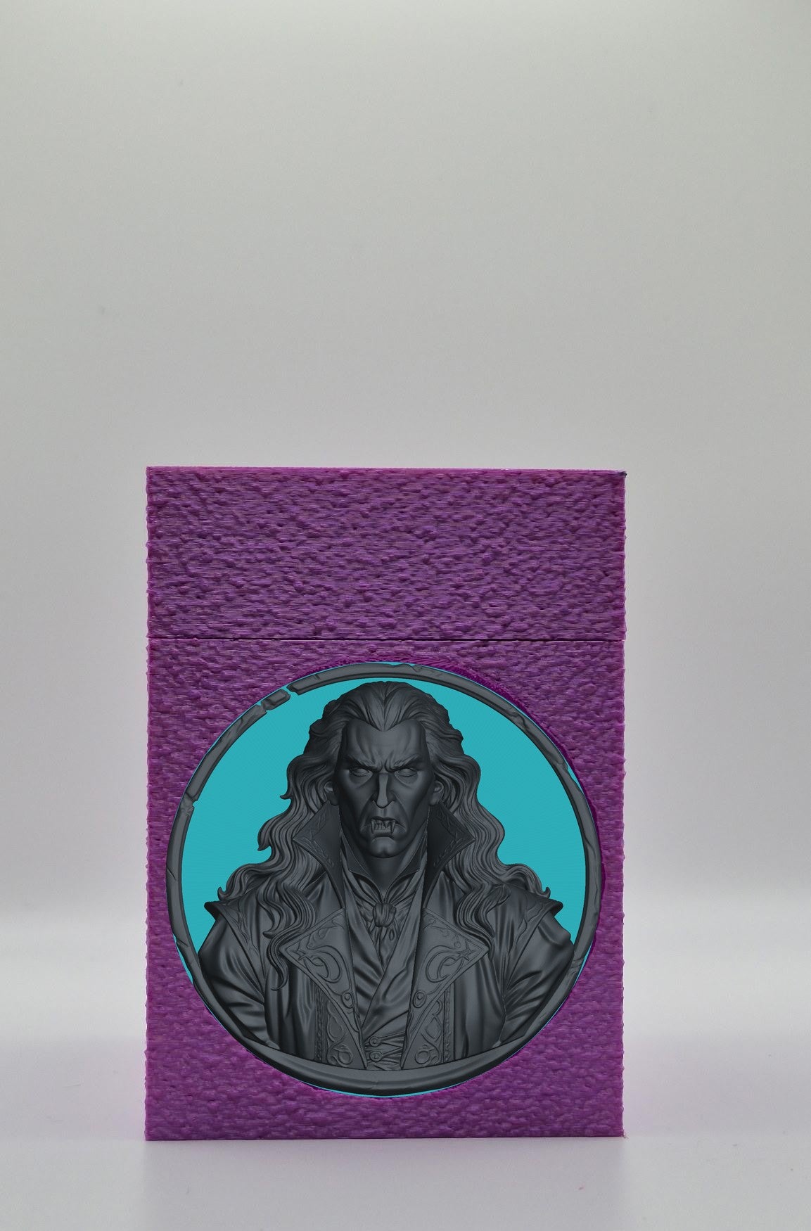 Gothic Vampire Card Box — Purple