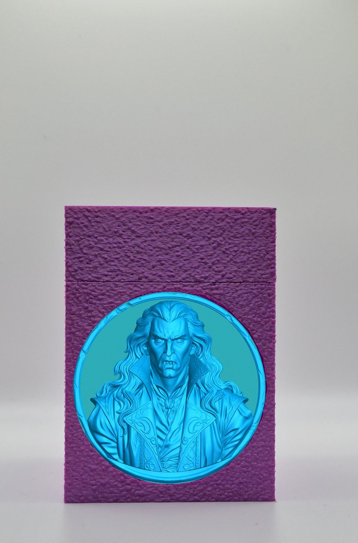 Gothic Vampire Card Box — Purple