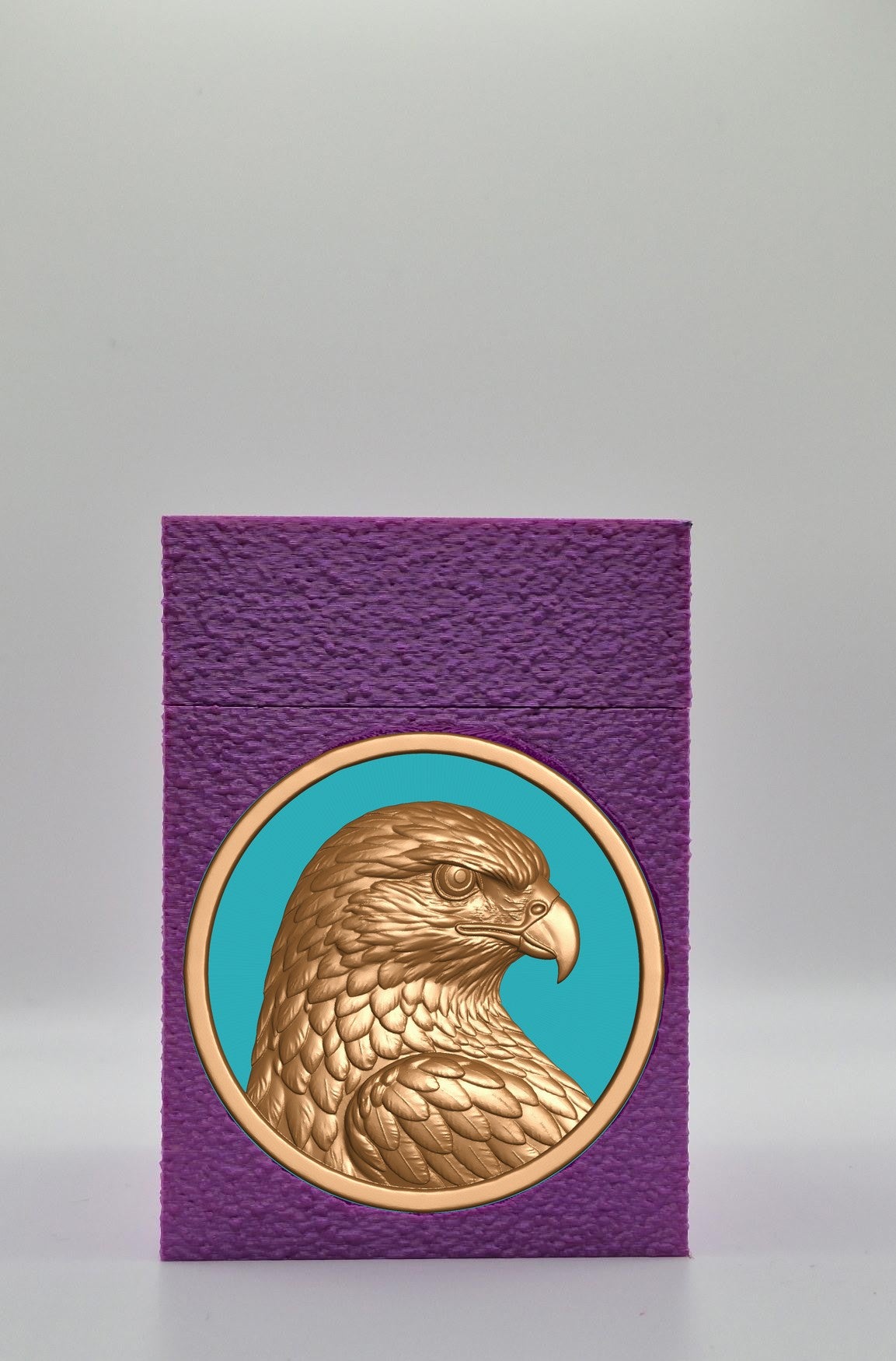 Eagle Card Box — Purple