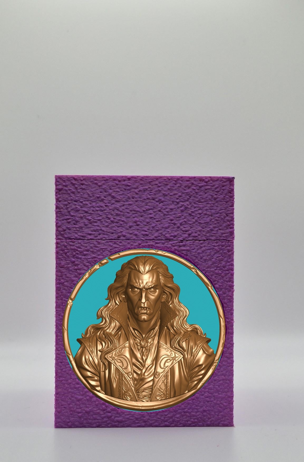 Gothic Vampire Card Box — Purple