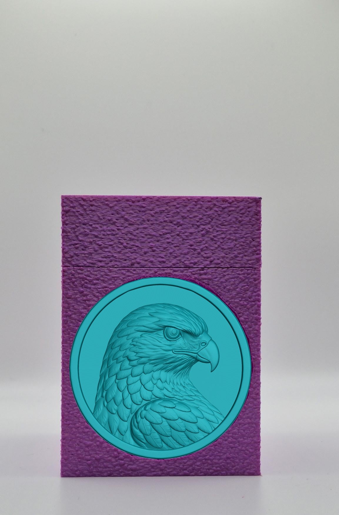 Eagle Card Box — Purple