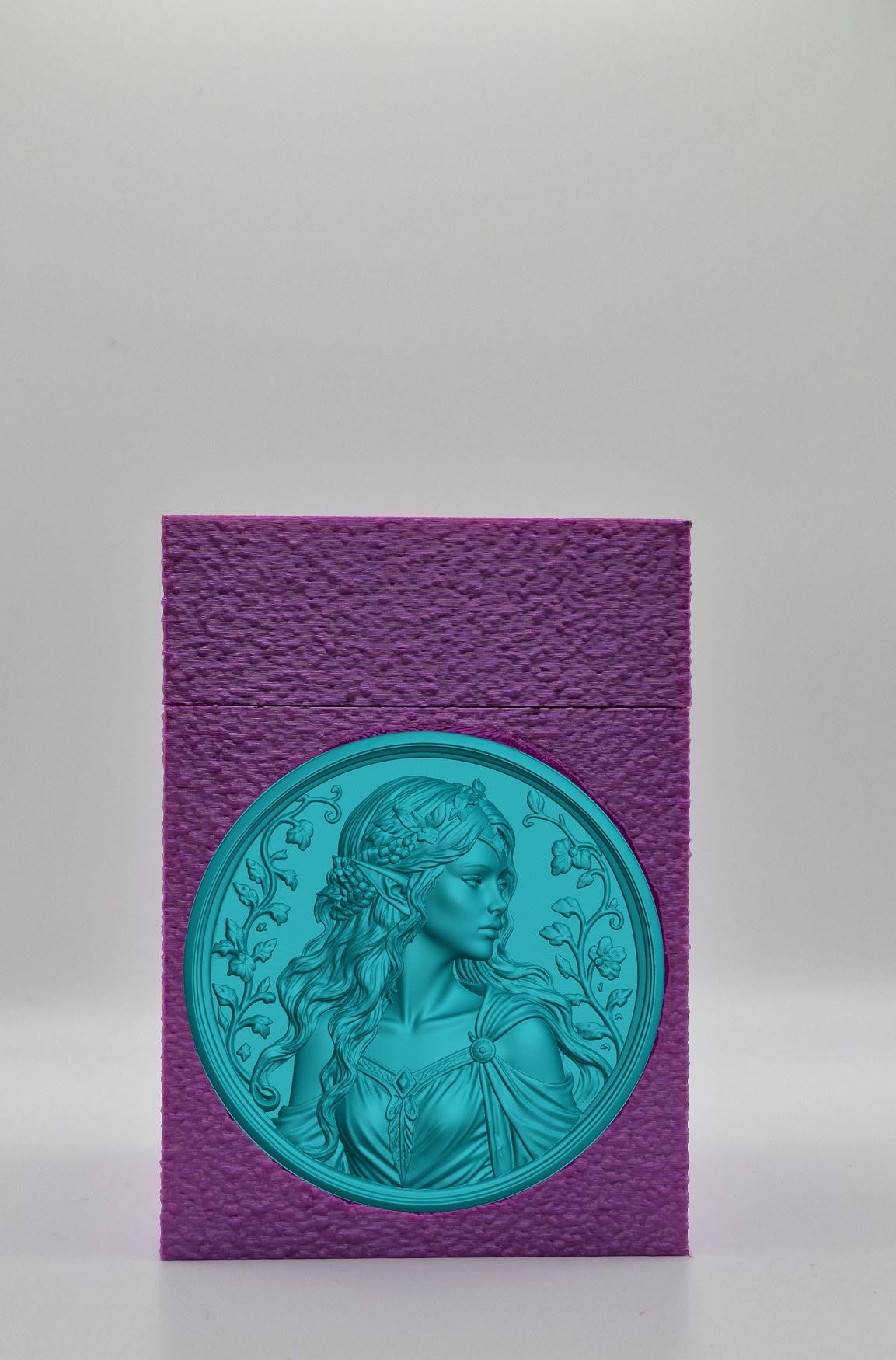 Elf Maiden Card Box — Purple