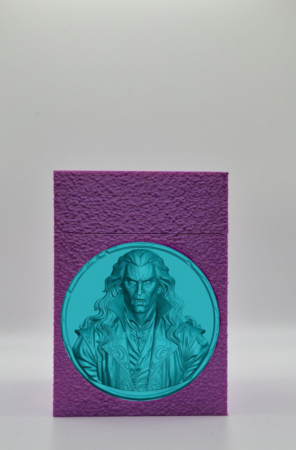 Gothic Vampire Card Box — Purple