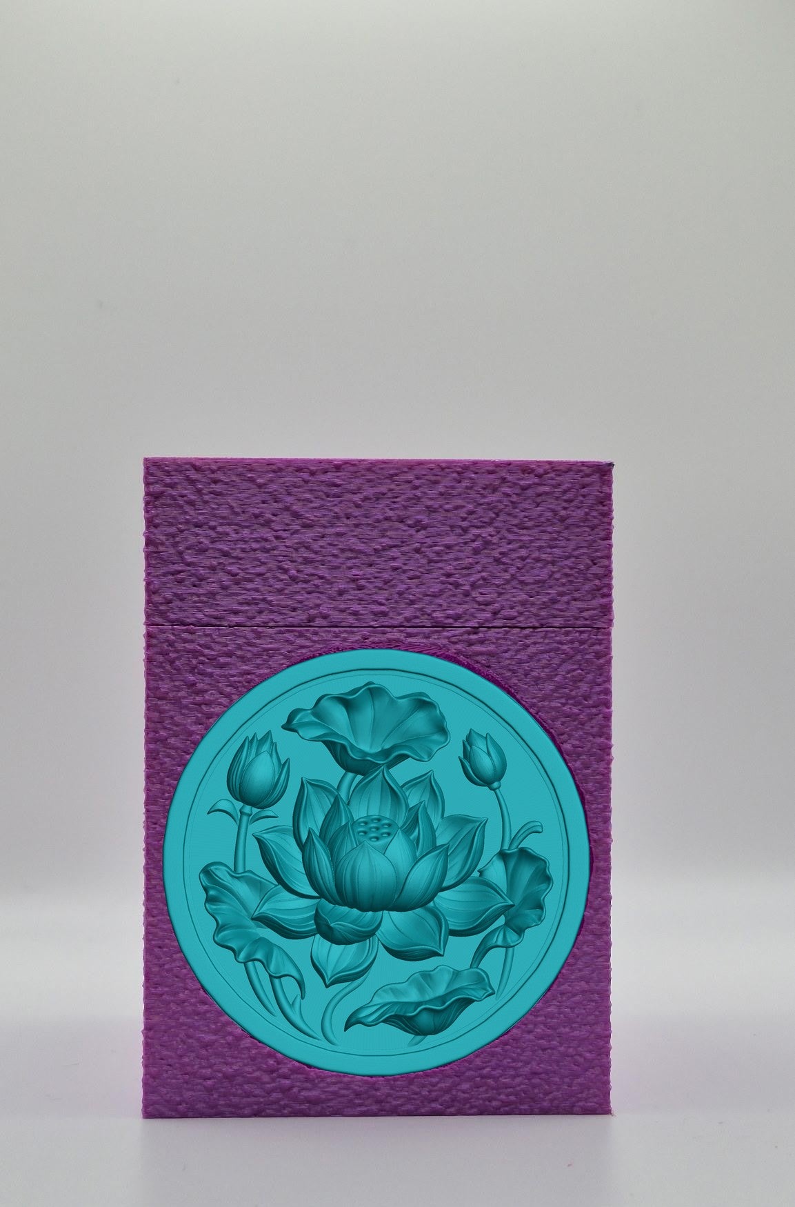 Lotus Card Box — Purple