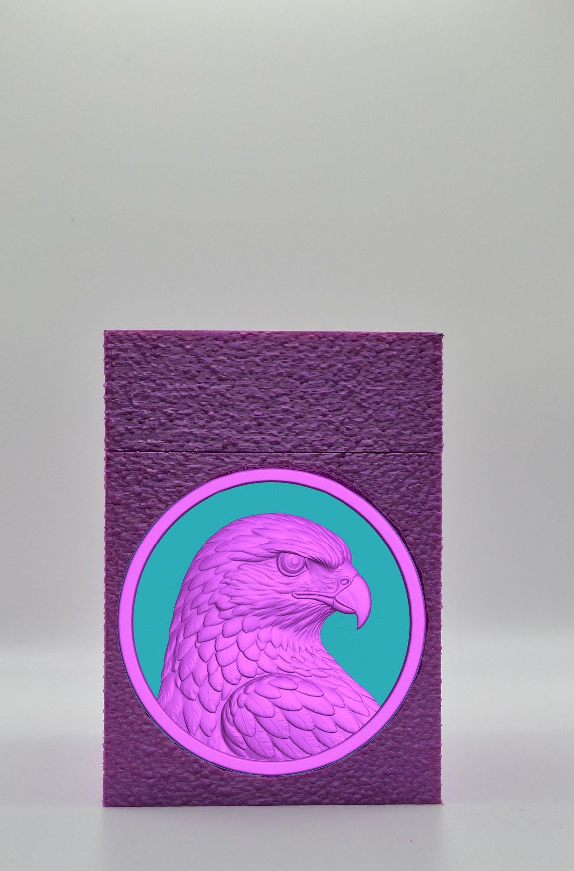 Eagle Card Box — Purple