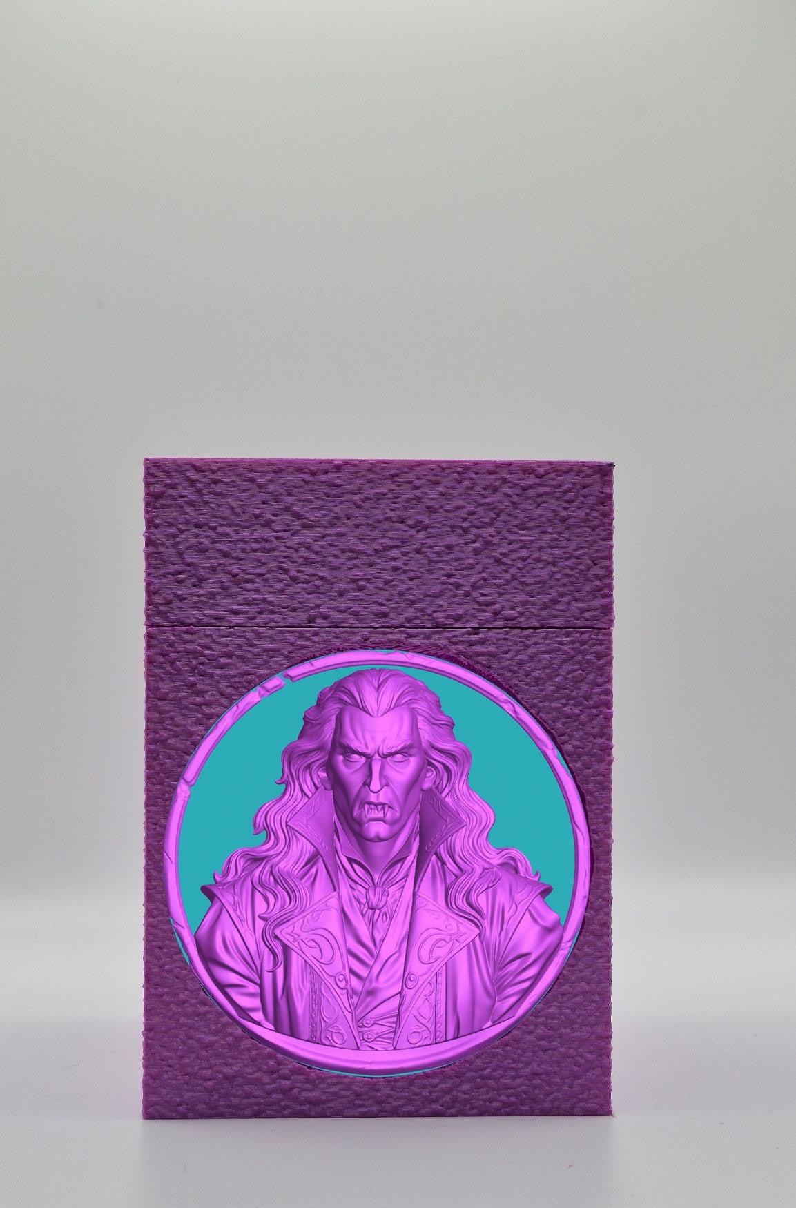Gothic Vampire Card Box — Purple