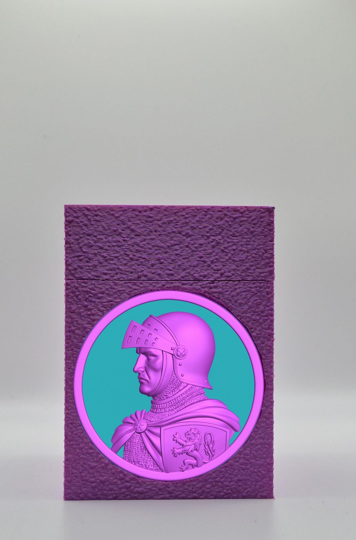 Knight Card Box — Purple