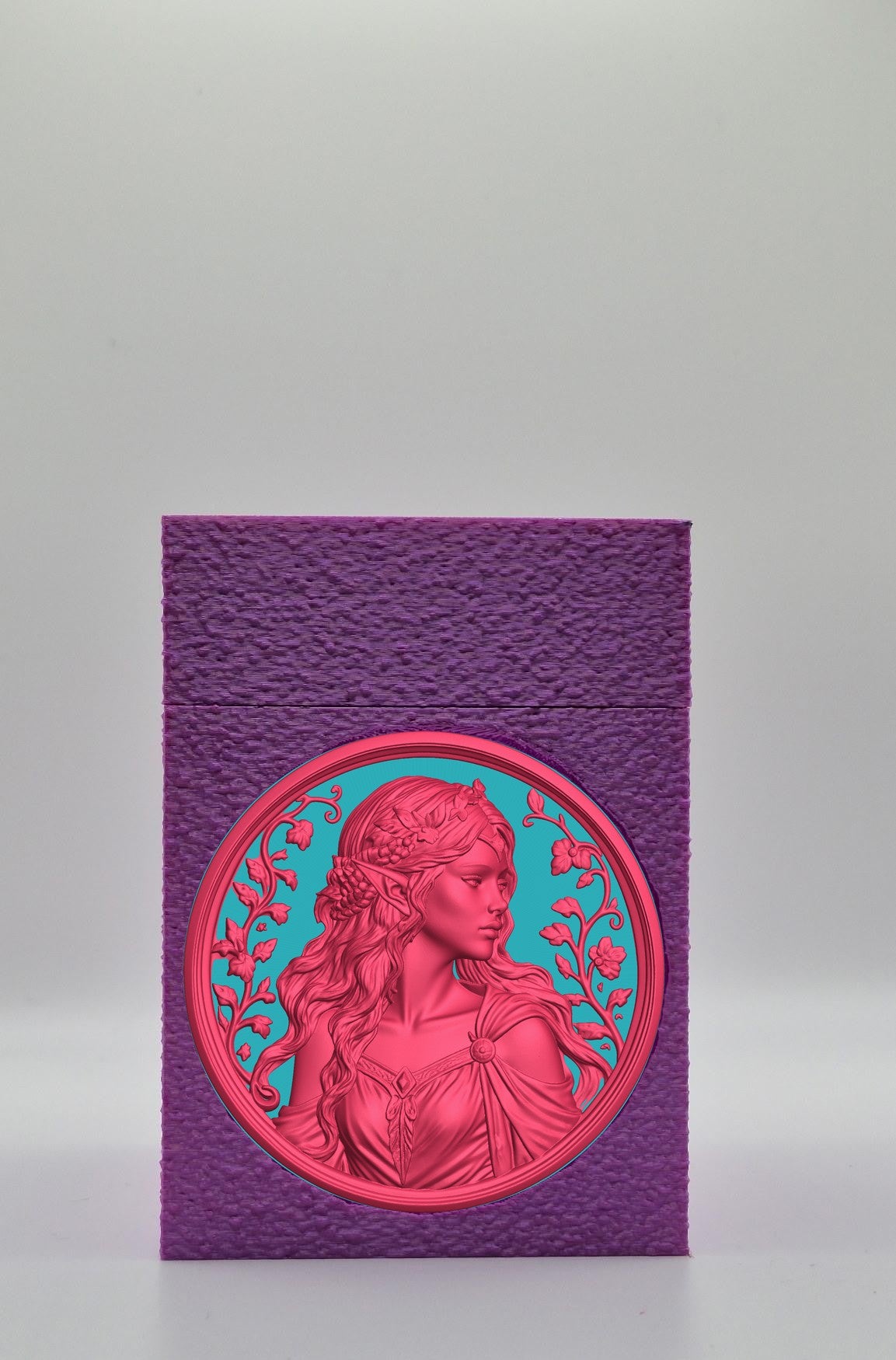 Elf Maiden Card Box — Purple