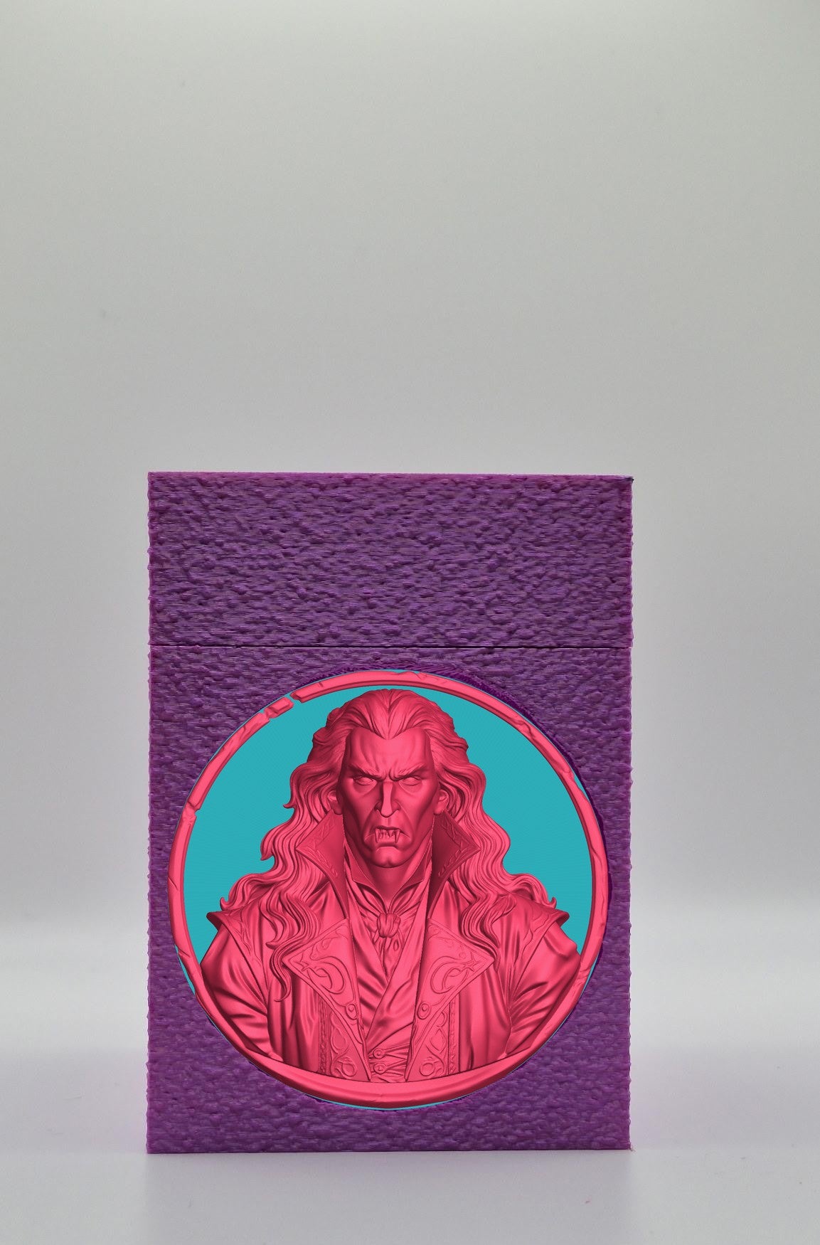 Gothic Vampire Card Box — Purple