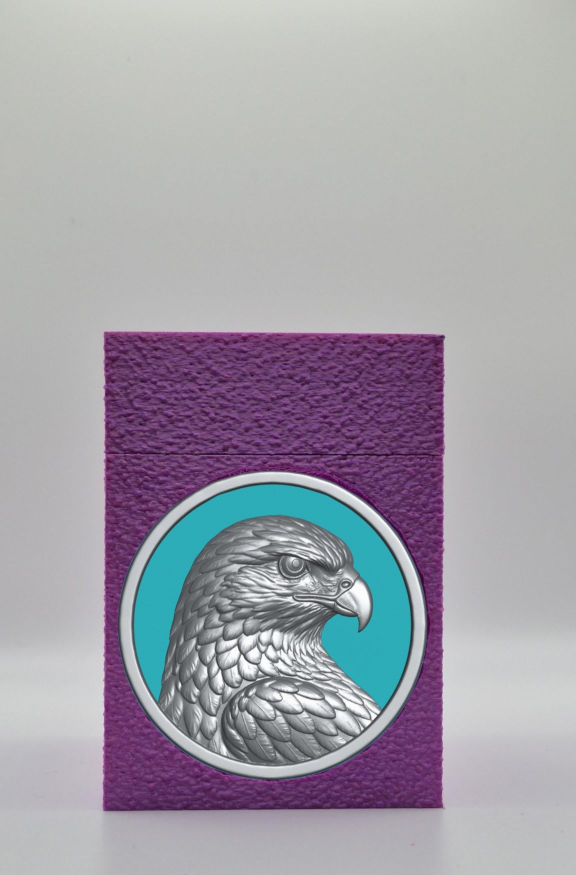 Eagle Card Box — Purple