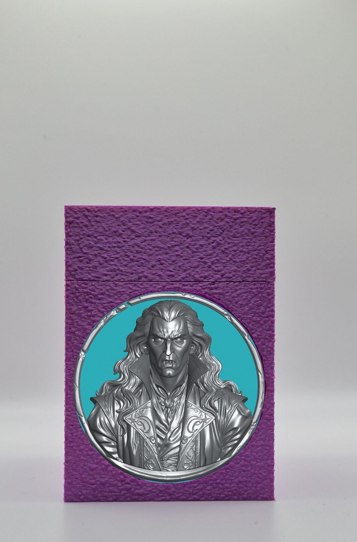 Gothic Vampire Card Box — Purple