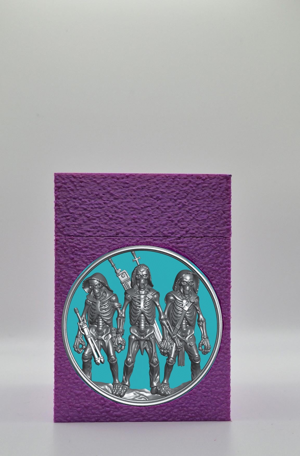 Skeleton Army Card Box — Purple