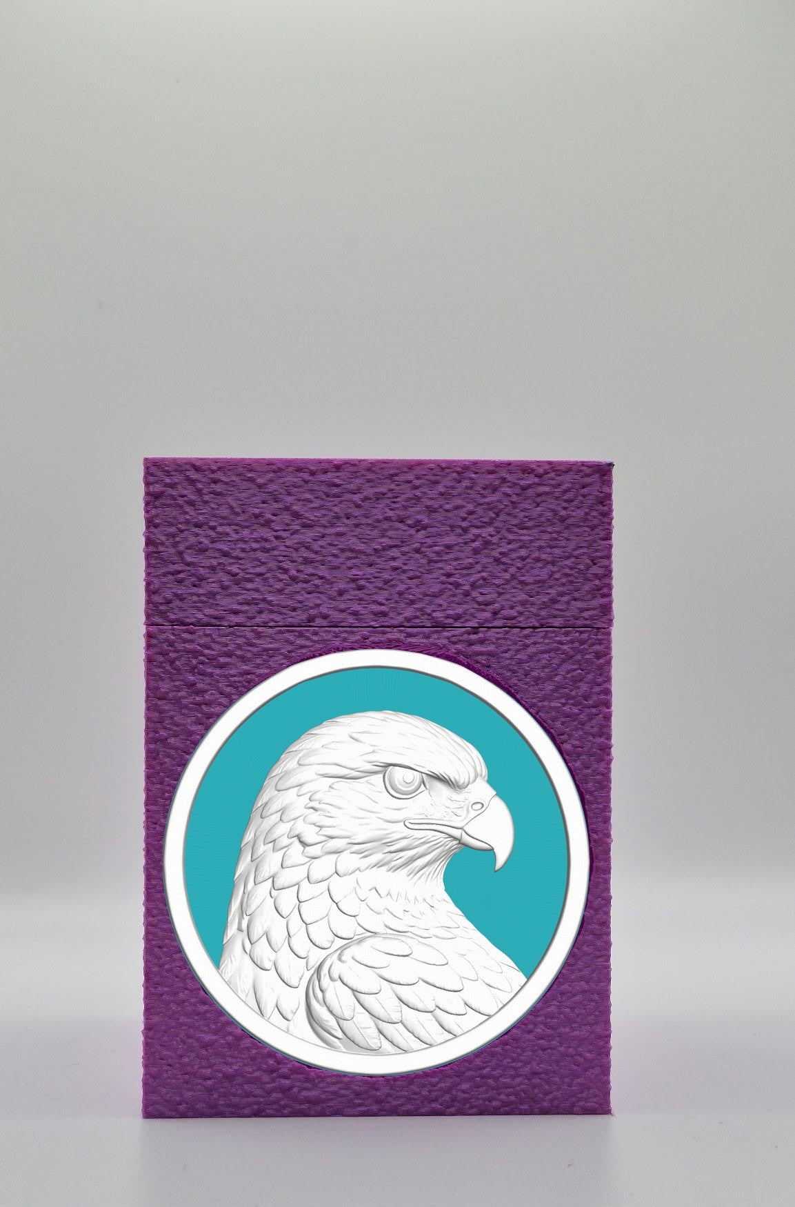 Eagle Card Box — Purple