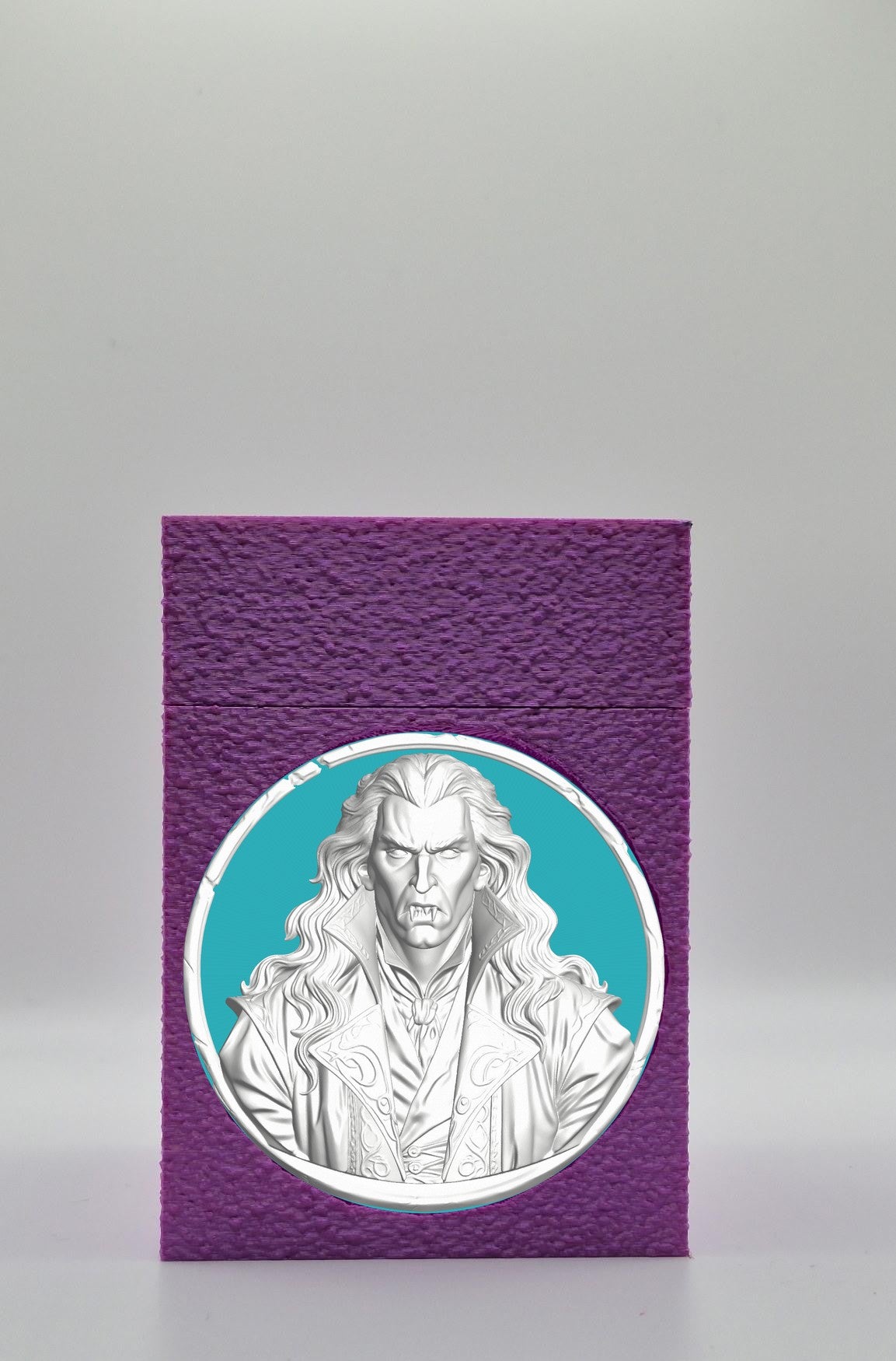 Gothic Vampire Card Box — Purple