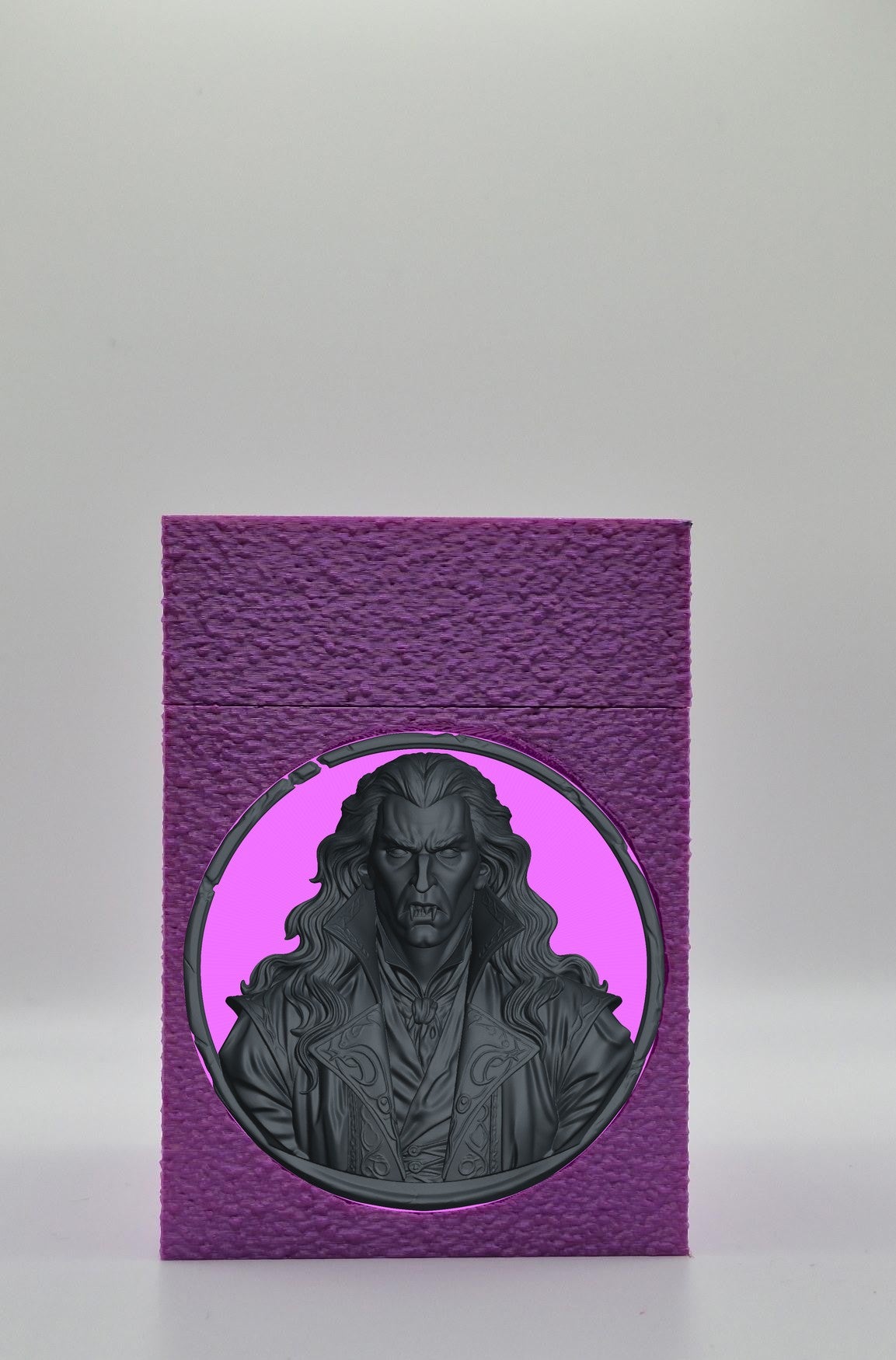 Gothic Vampire Card Box — Purple