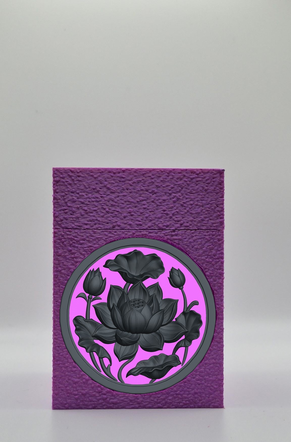 Lotus Card Box — Purple