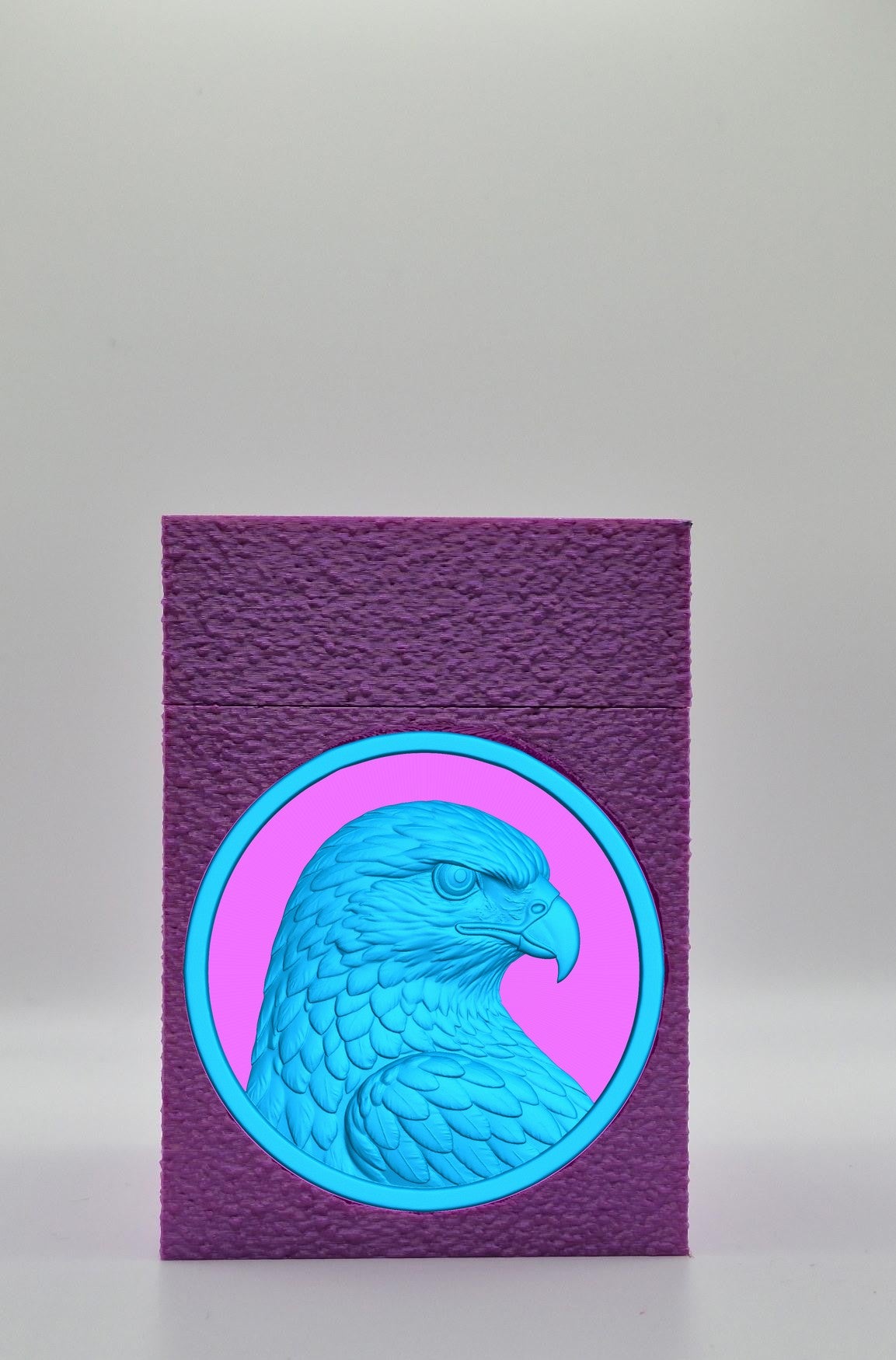 Eagle Card Box — Purple