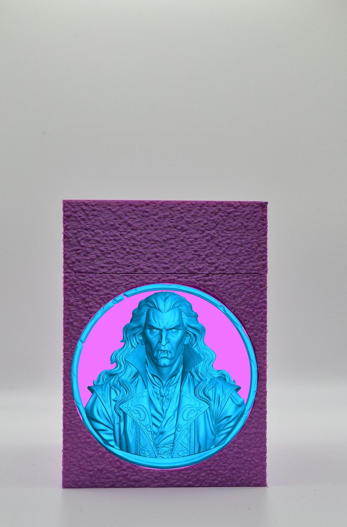 Gothic Vampire Card Box — Purple