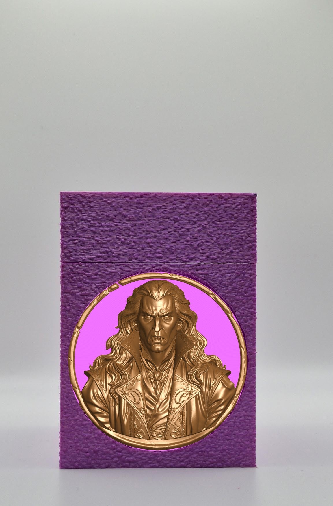 Gothic Vampire Card Box — Purple