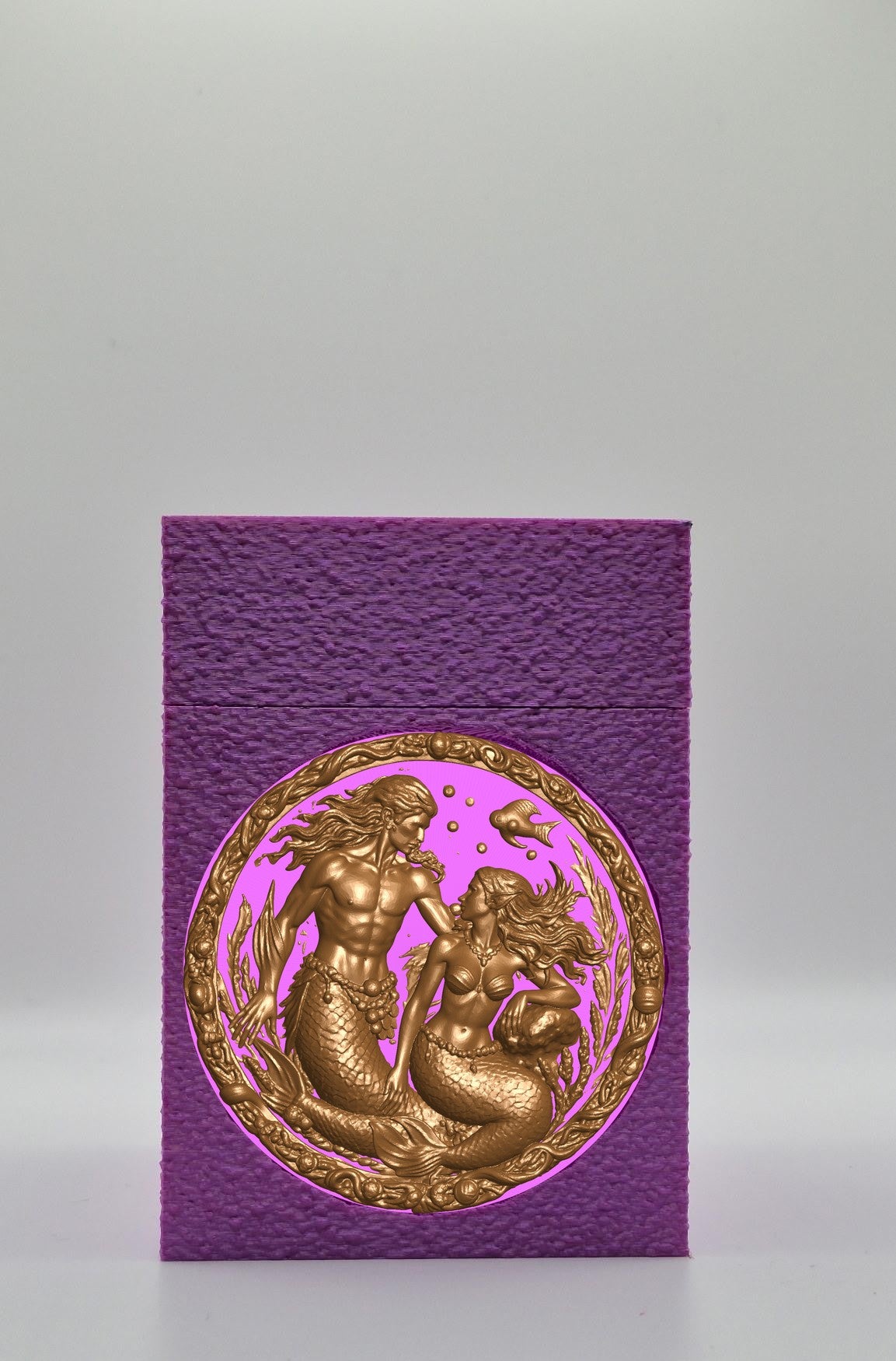 Merfolk Card Box — Purple