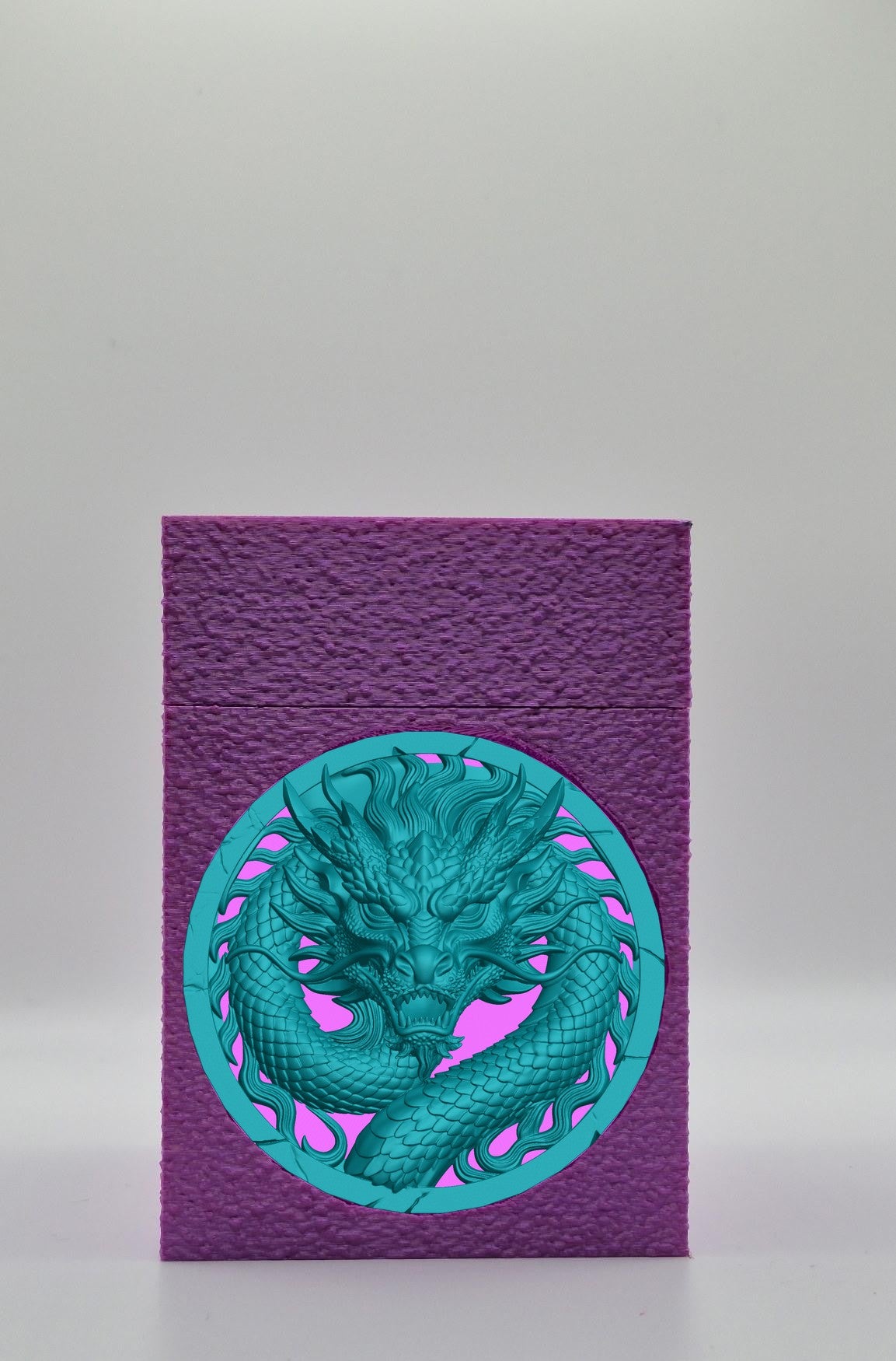Dragon Card Box — Purple