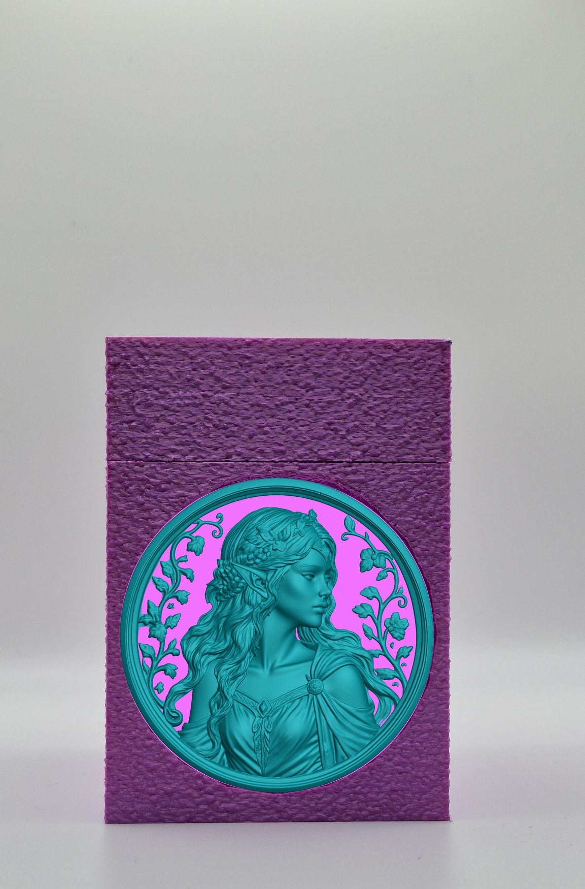 Elf Maiden Card Box — Purple