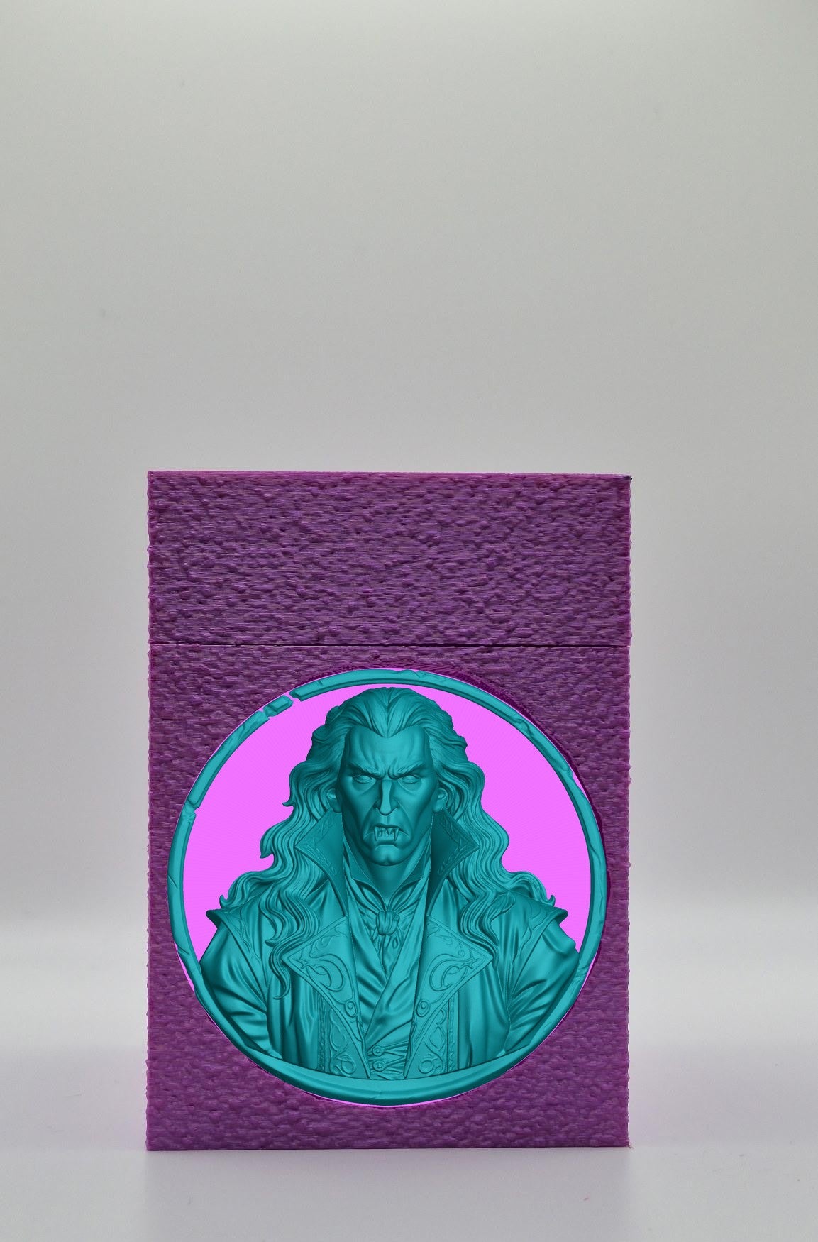 Gothic Vampire Card Box — Purple