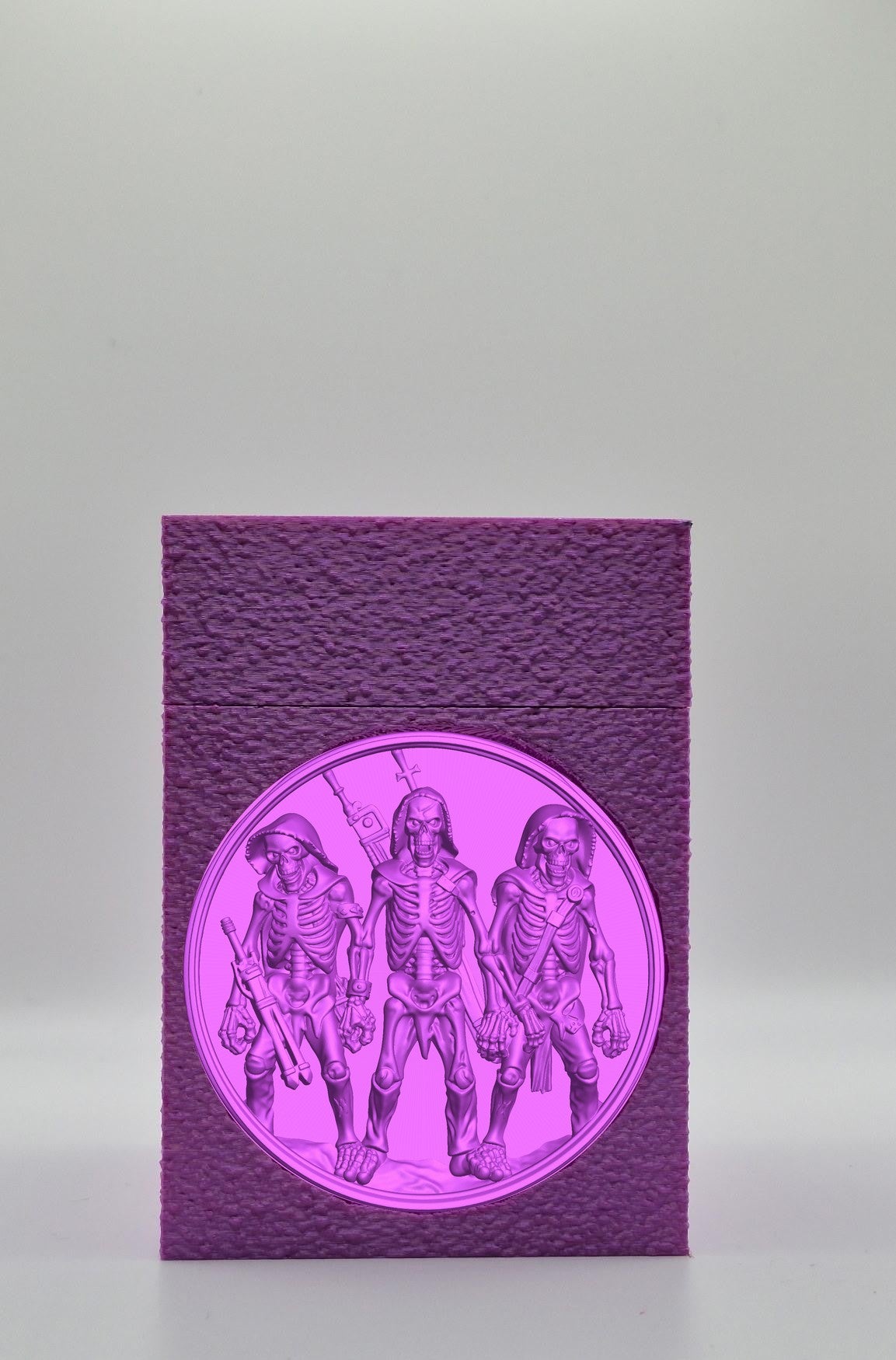 Skeleton Army Card Box — Purple