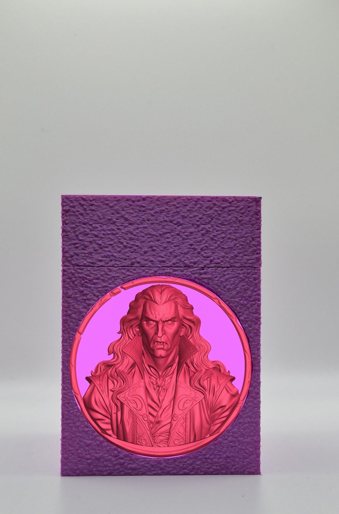 Gothic Vampire Card Box — Purple