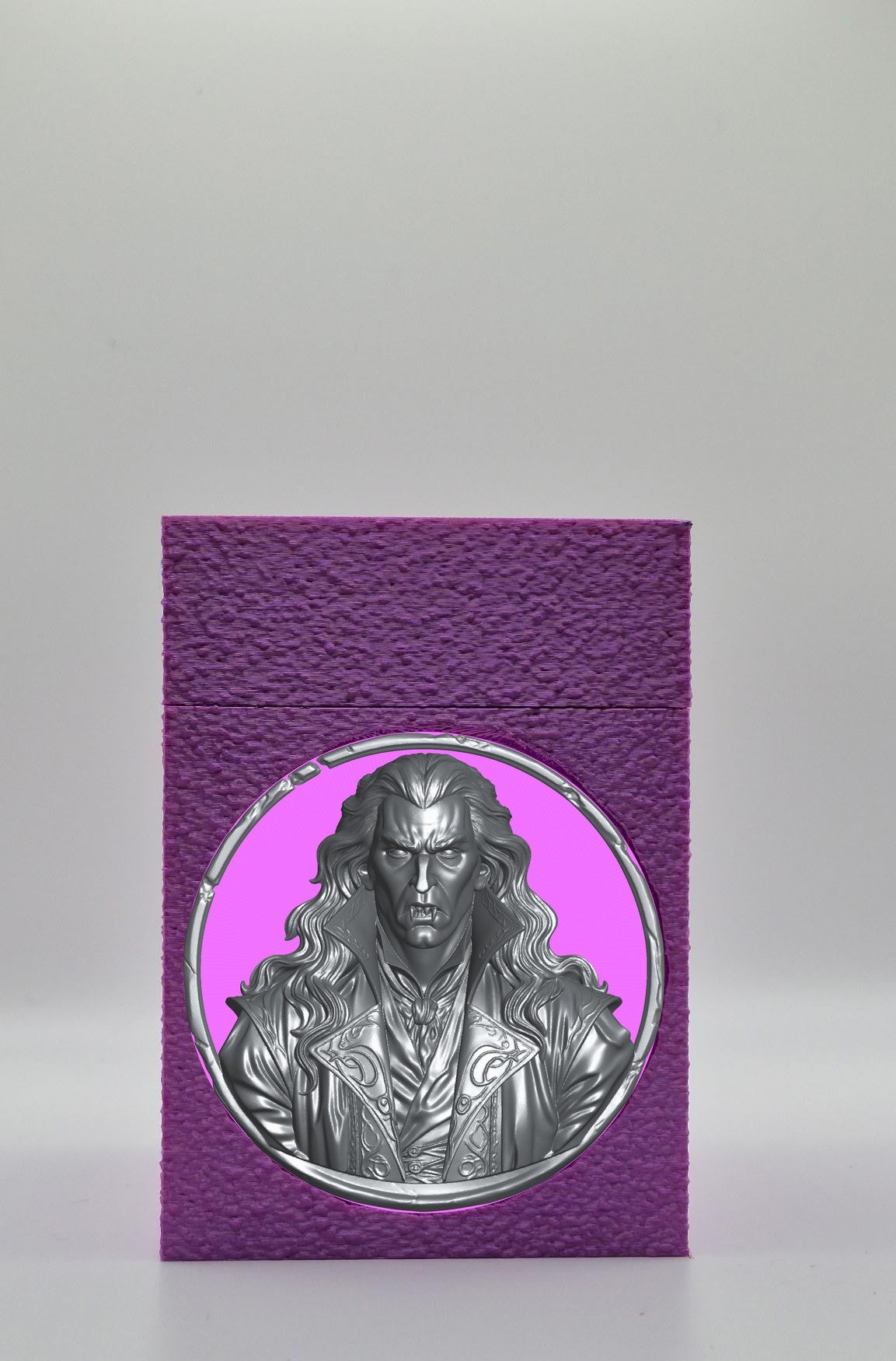 Gothic Vampire Card Box — Purple