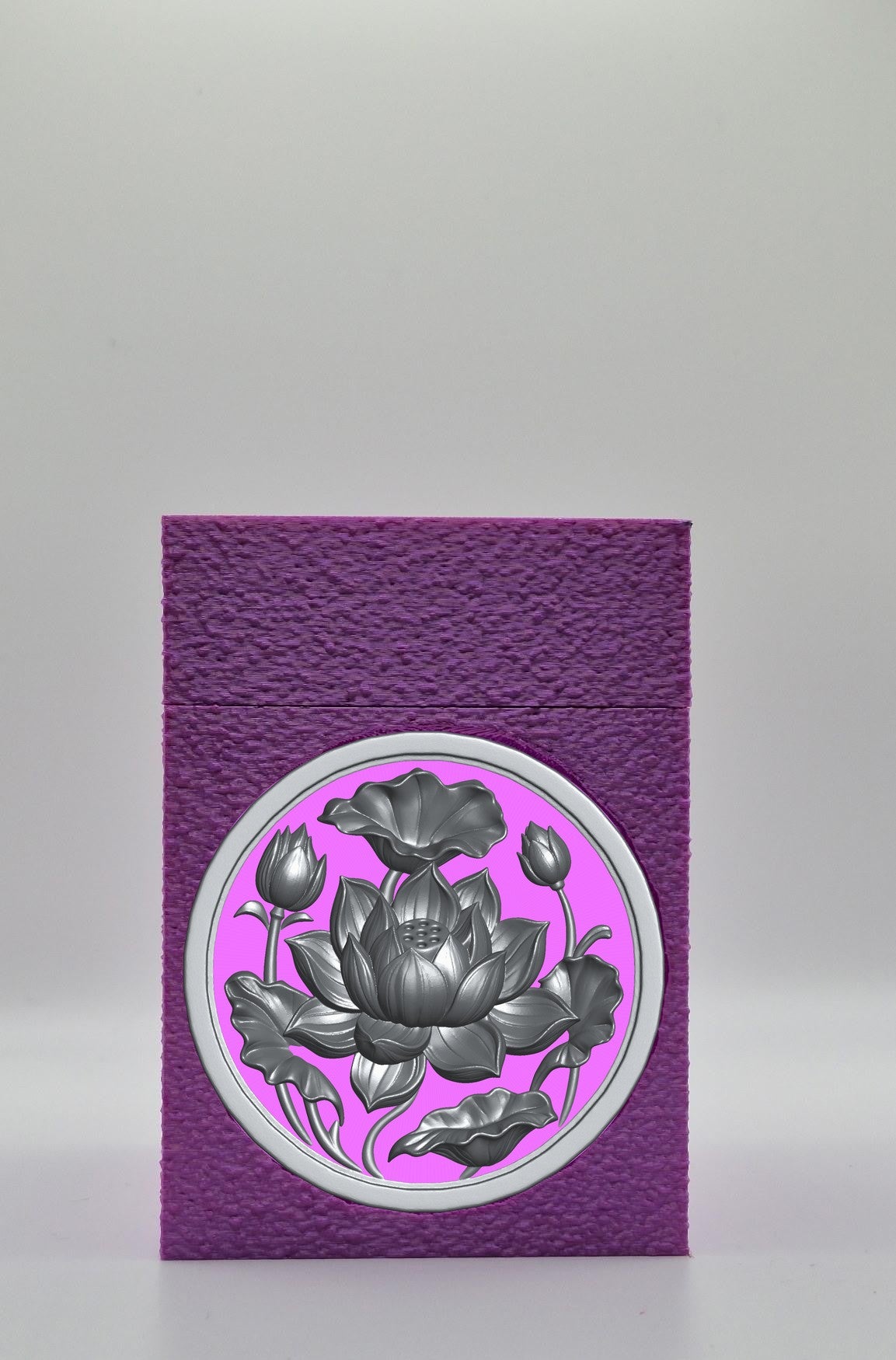 Lotus Card Box — Purple