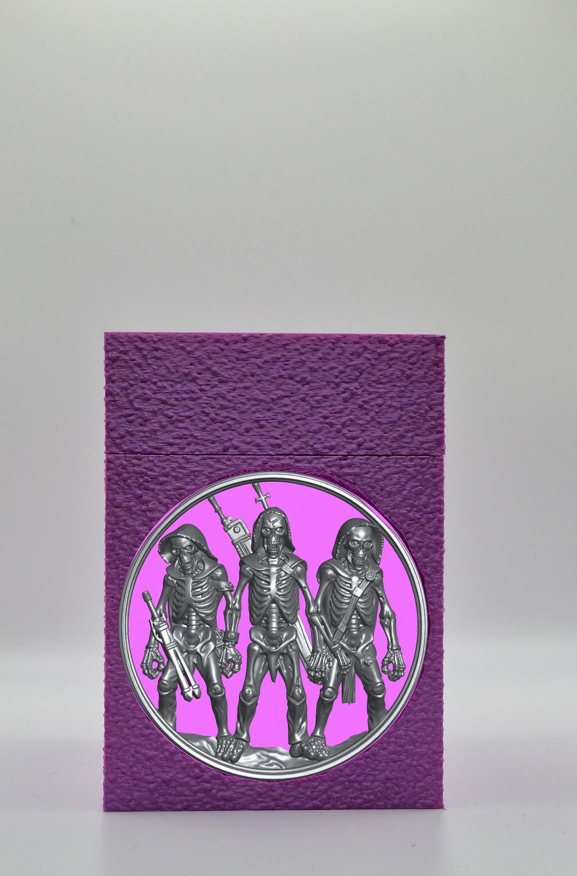Skeleton Army Card Box — Purple