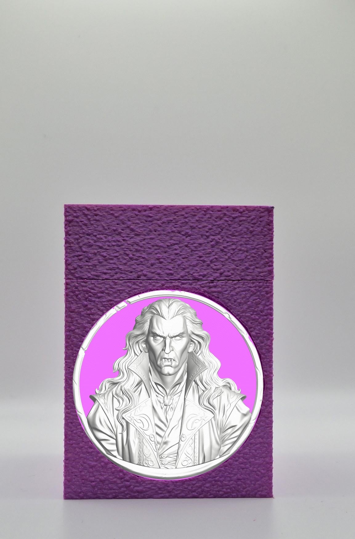 Gothic Vampire Card Box — Purple