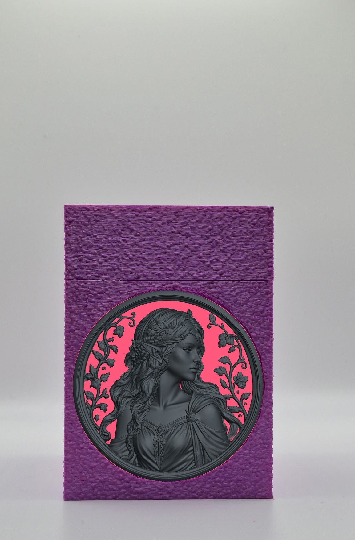 Elf Maiden Card Box — Purple