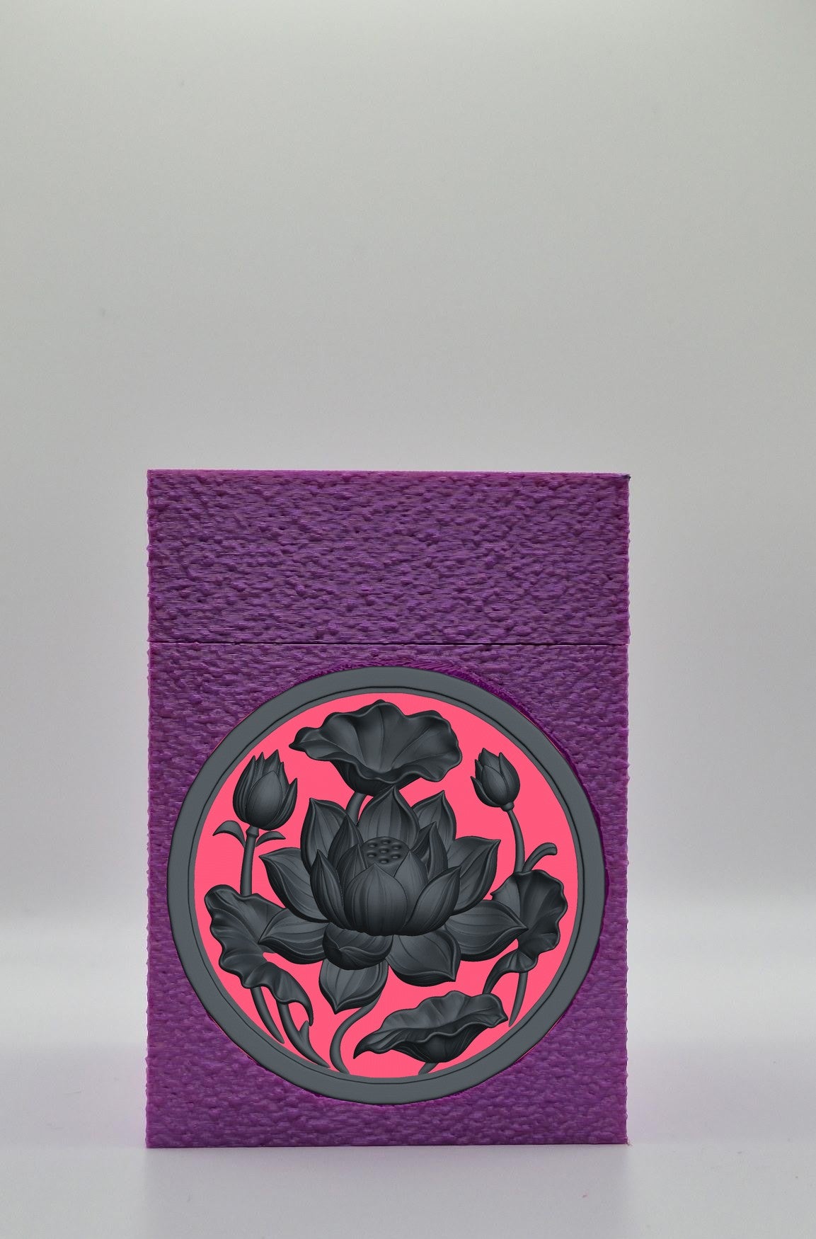 Lotus Card Box — Purple